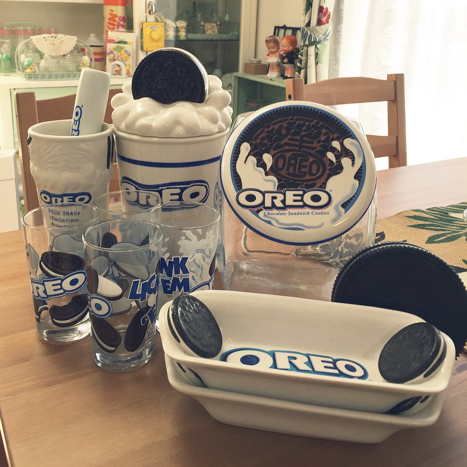 ヴィンテージ OREO 足付きグラス ヴィンテージ OREO 足付きグラス