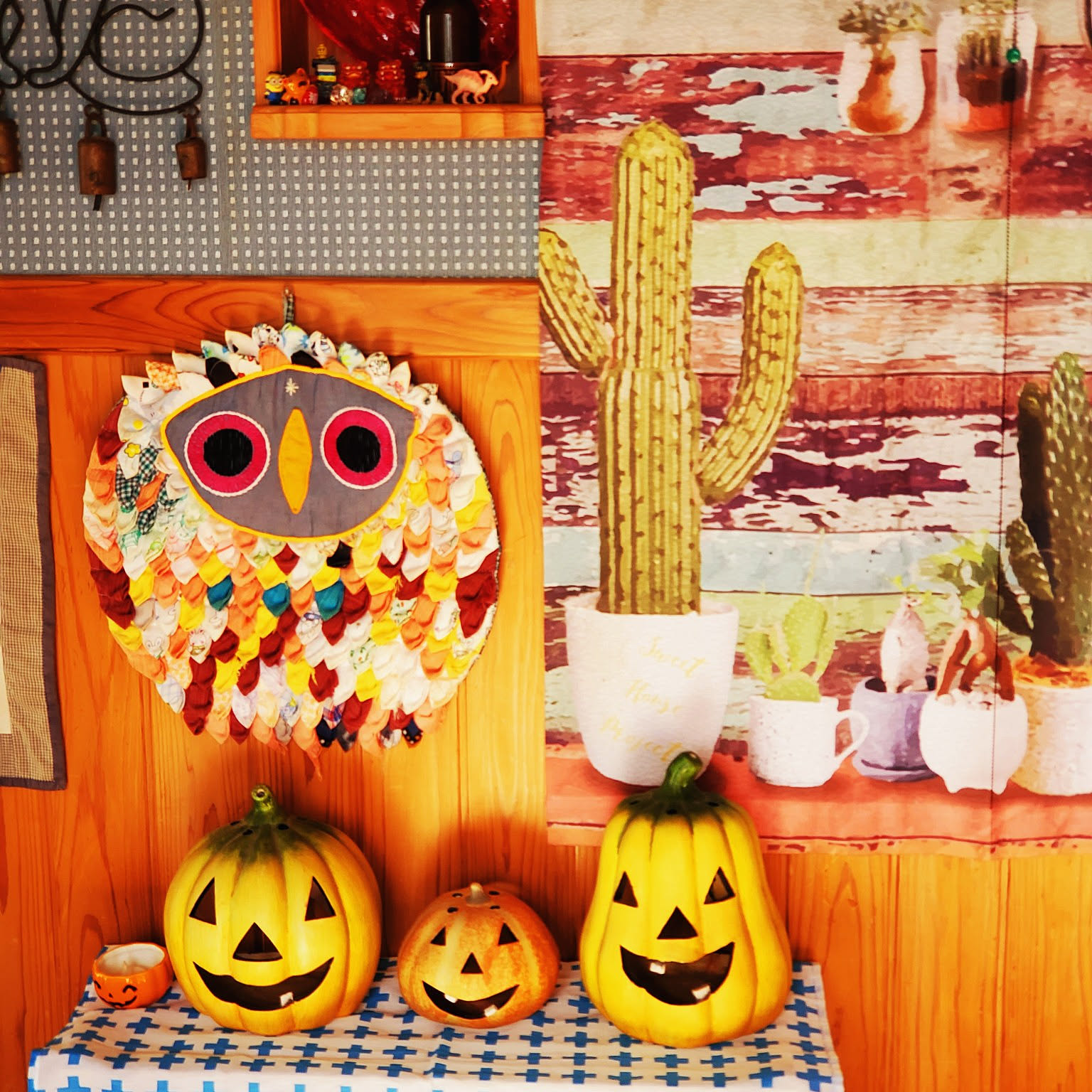 ハロウィン柄パッチワーク Amazon | SEWOART 12枚 ハロウィンパッチワーククロスセット