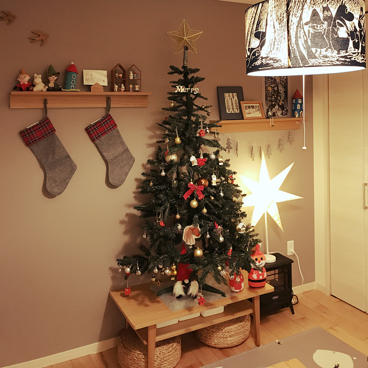 ニトリ クリスマスツリー180cmのおすすめ商品とおしゃれな実例