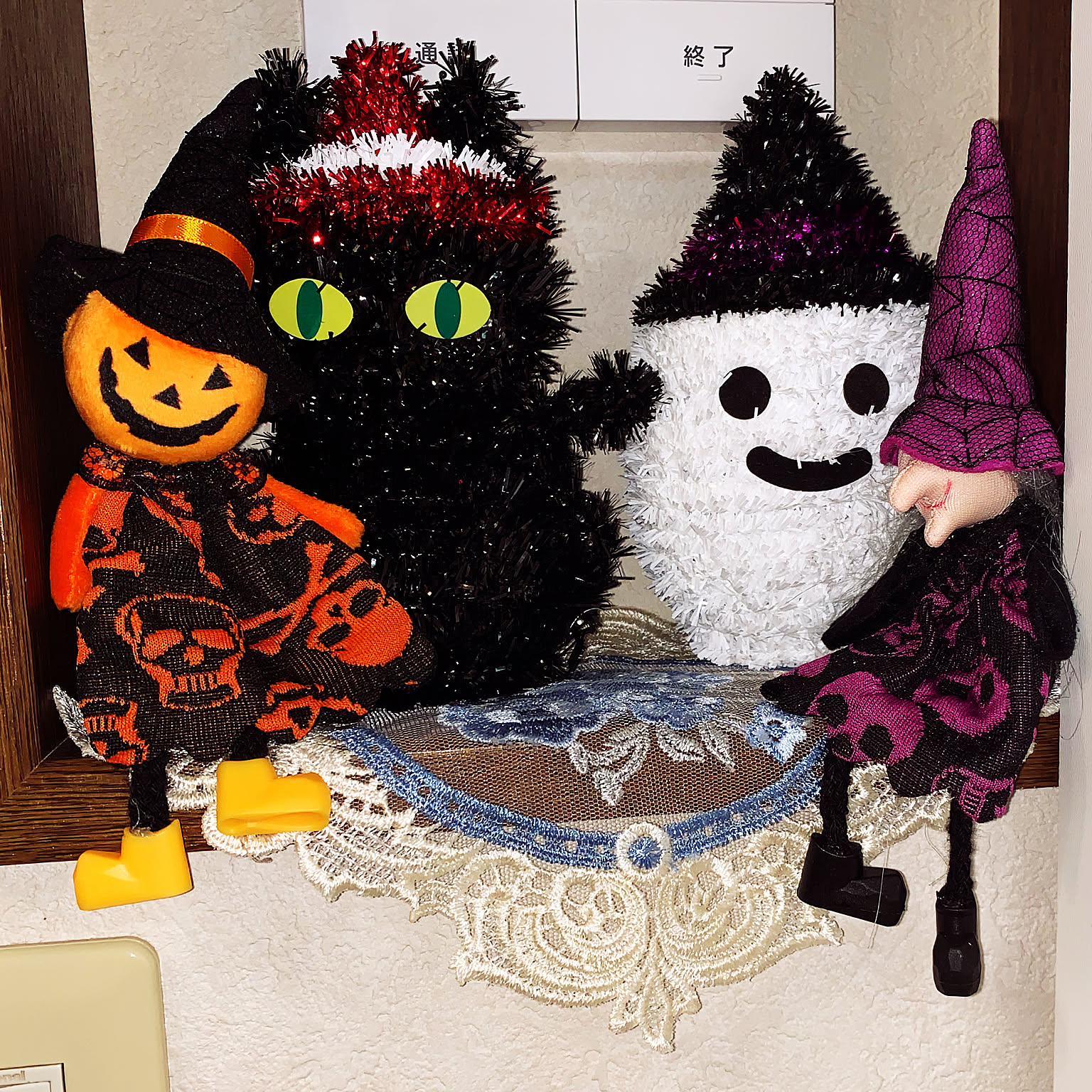 セリア ハロウィン2024の商品を使ったおしゃれなインテリア実例