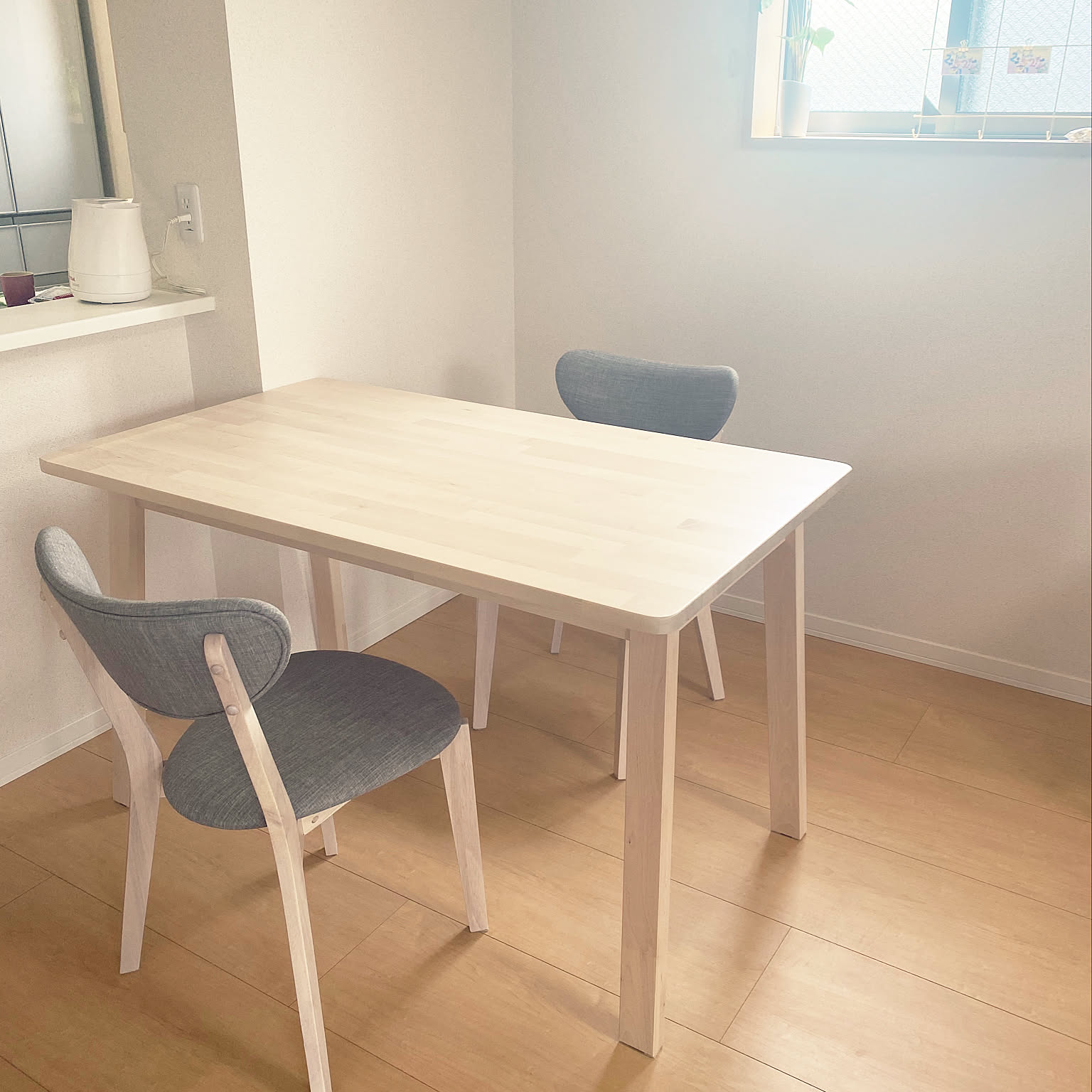 NORRÅKER ノッルオーケル テーブル, バーチ, 125x74 cm - IKEA