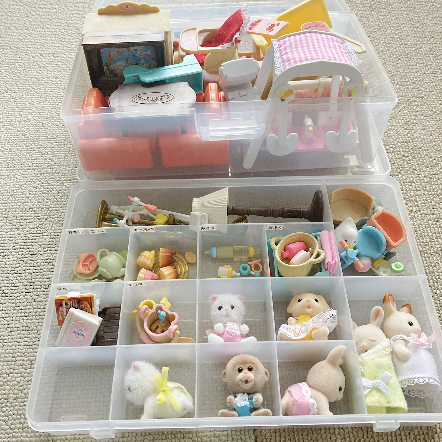 シルバニア収納/シルバニアファミリー/シルバニア ディスプレイ