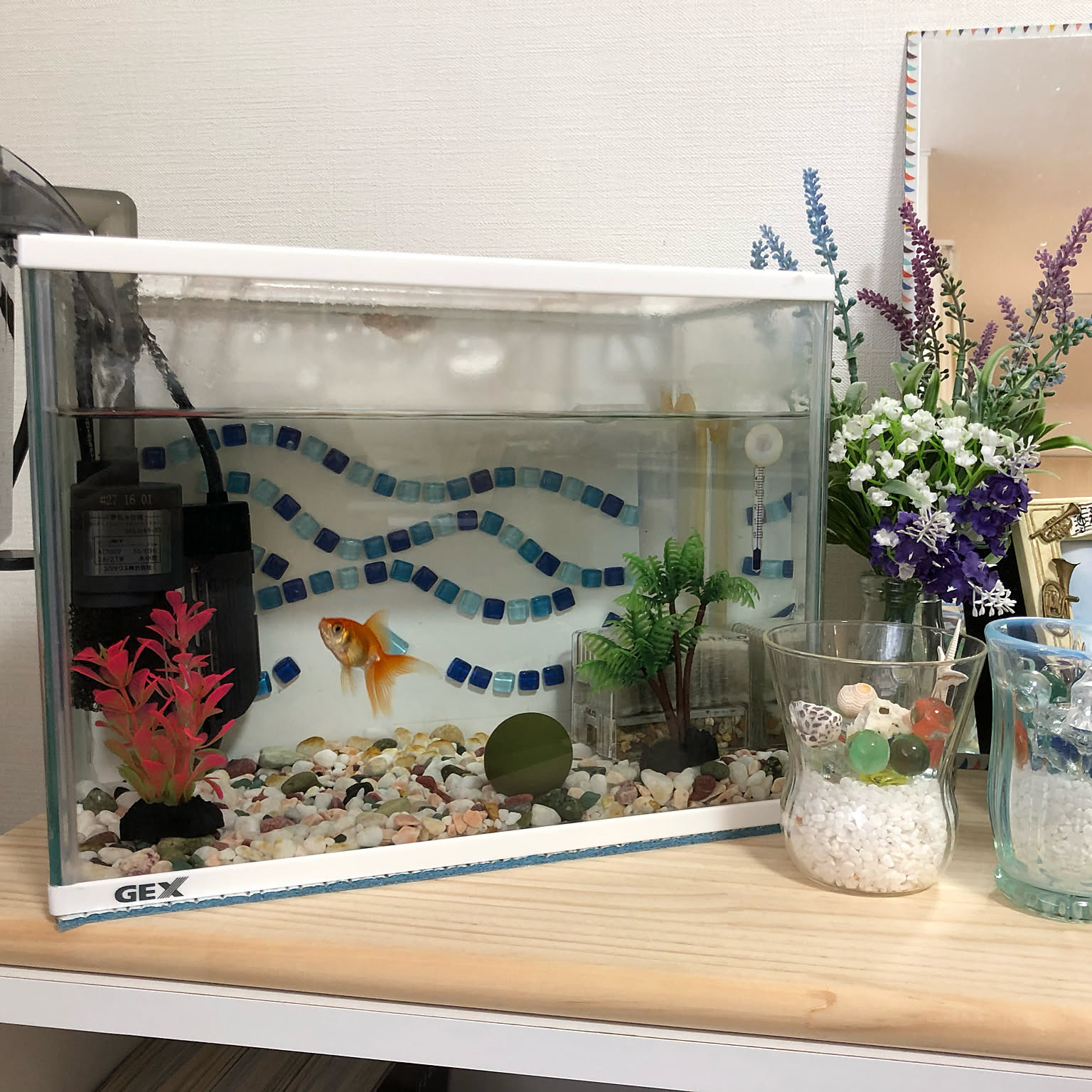 ブランド品 通販サイト 硯 金魚と水草の浮彫り （浮世絵 金魚と