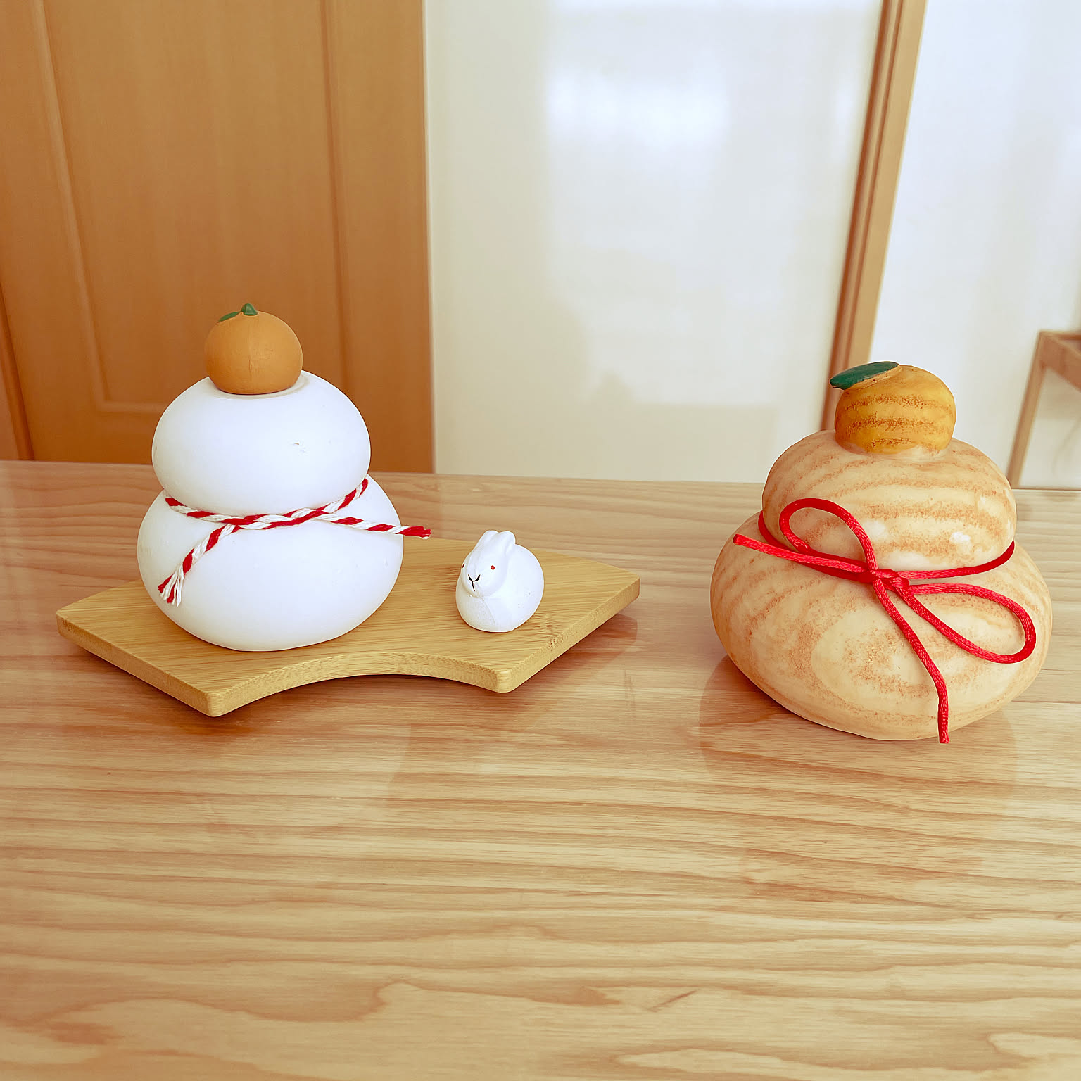 鏡餅 木製/ナチュラルキッチン/お正月雑貨/鏡餅のインテリア実例