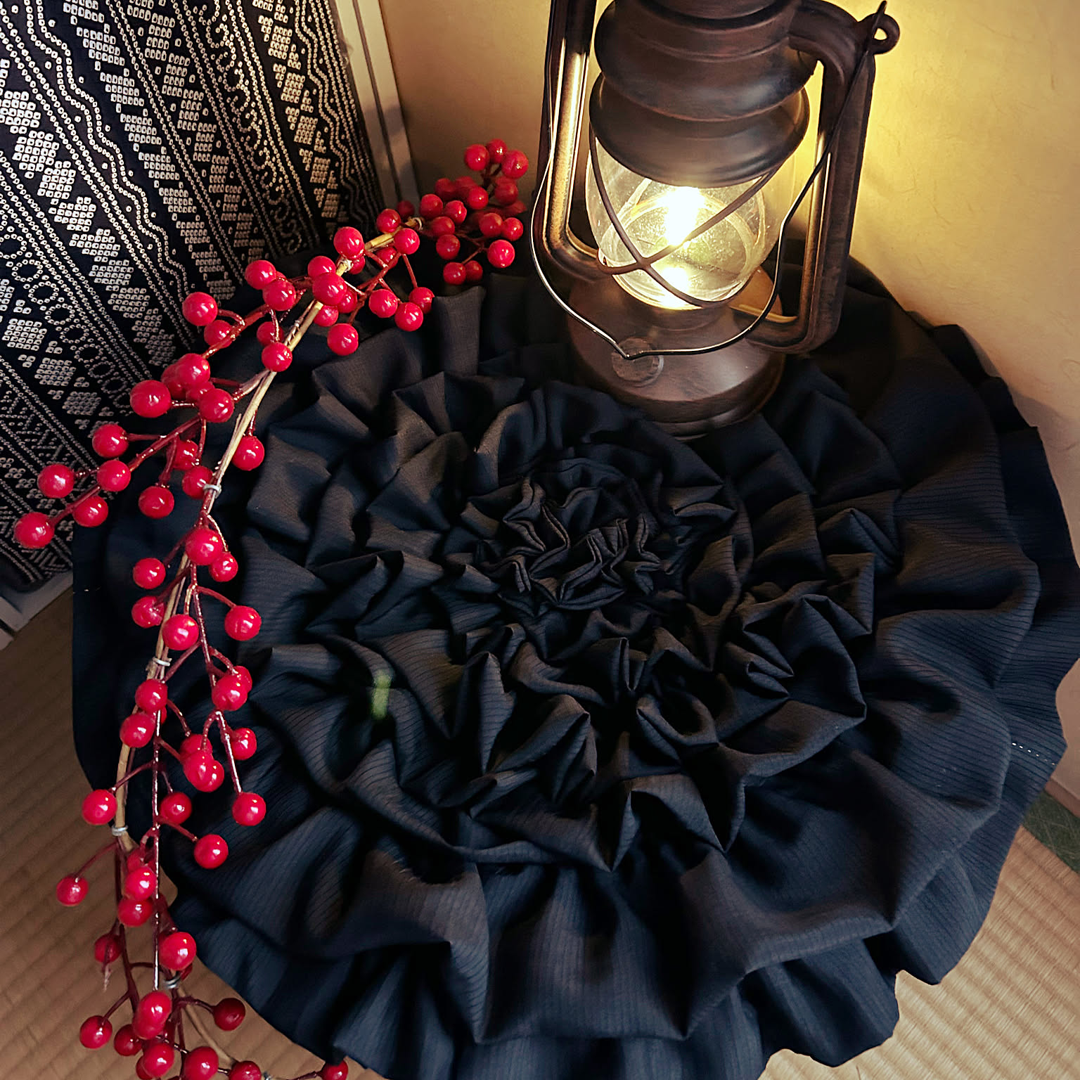 アンティーク 着物リメイクのおしゃれなアレンジ・飾り方のインテリア