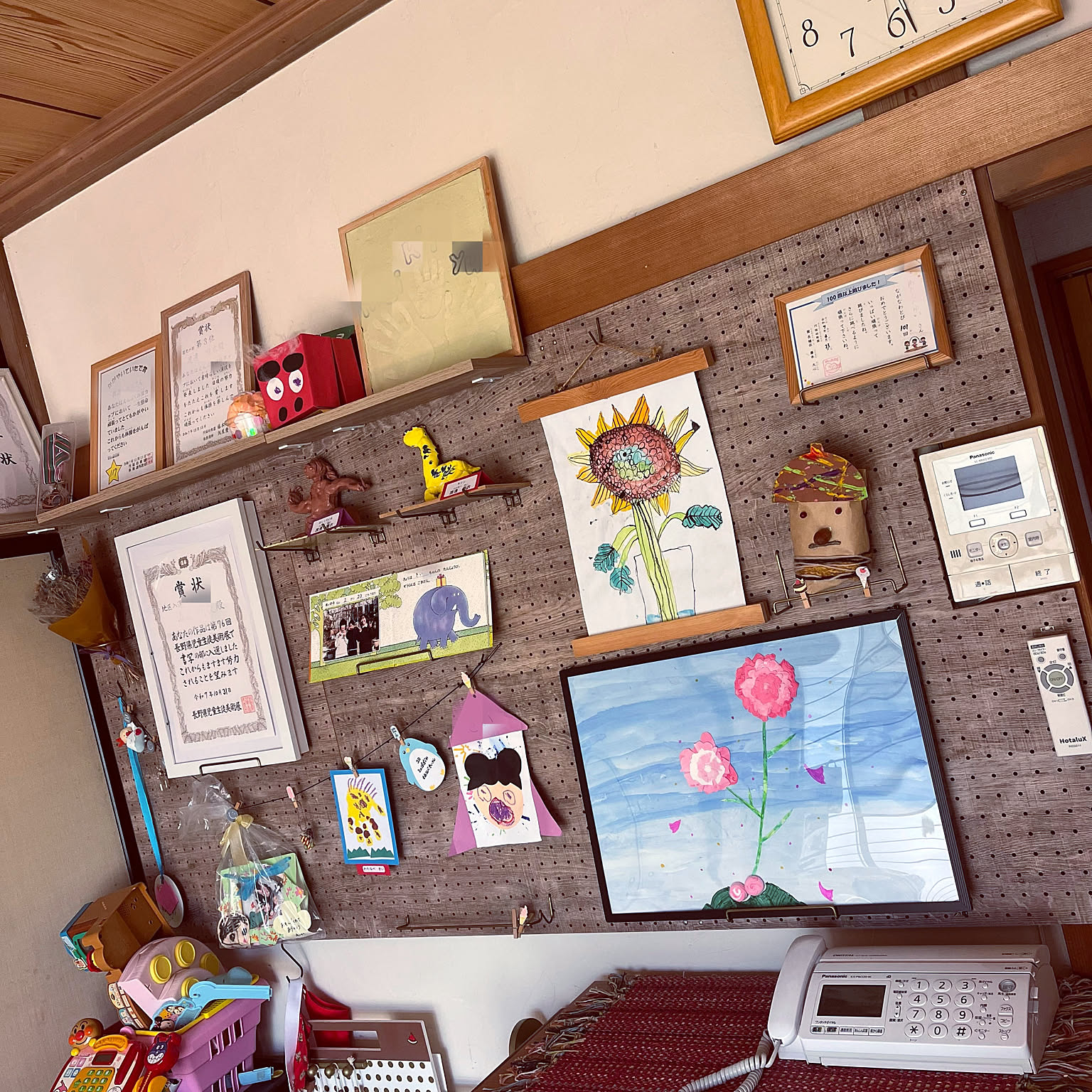 子供作品コーナーのインテリア実例 ｜ RoomClip（ルームクリップ）