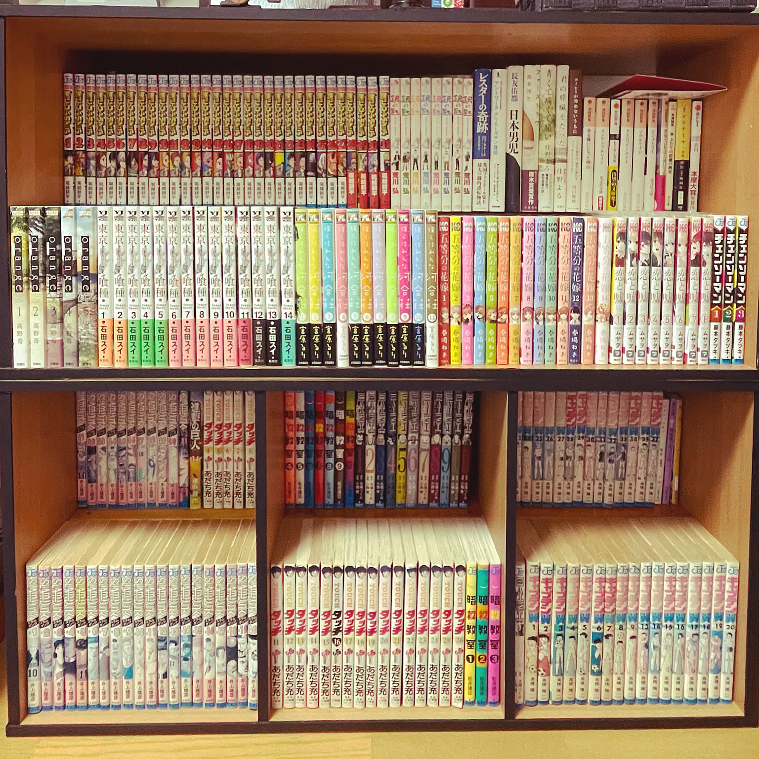 本棚DIY/カラーボックス/本棚/DIY初心者/DIYなどのインテリア実例