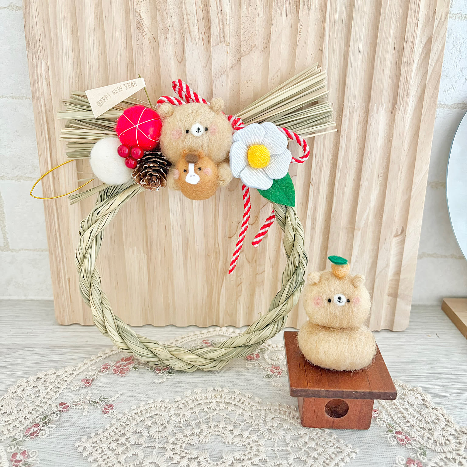 羊毛フェルトくまさんのおすすめ商品とおしゃれな実例 ｜ RoomClip