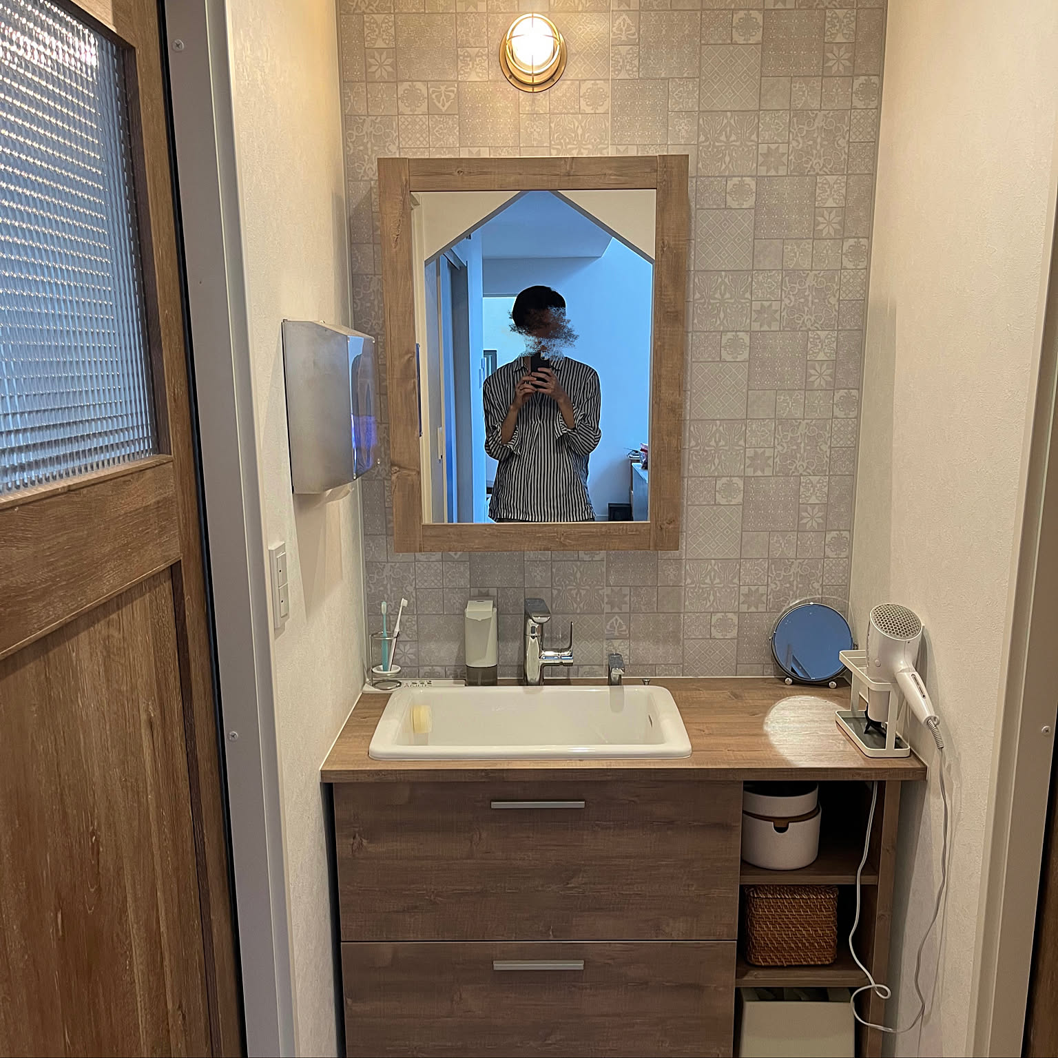 手洗い洗面台　オーク材 楽天市場】【日本製 /オーダーメイド可能】洗面台 鏡 洗面所