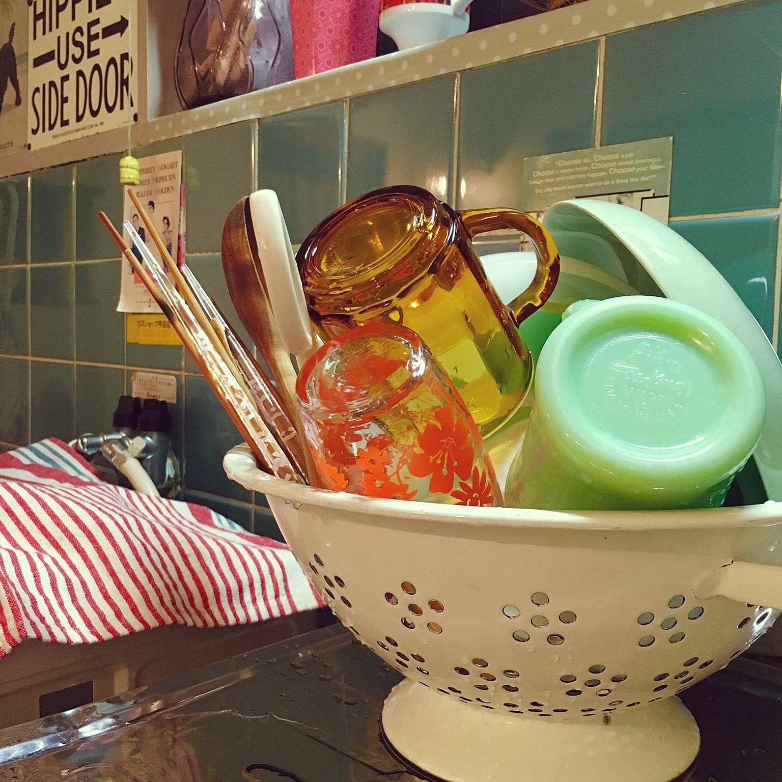 レトロ 水切りラックのおすすめ商品とおしゃれな実例 ｜ RoomClip