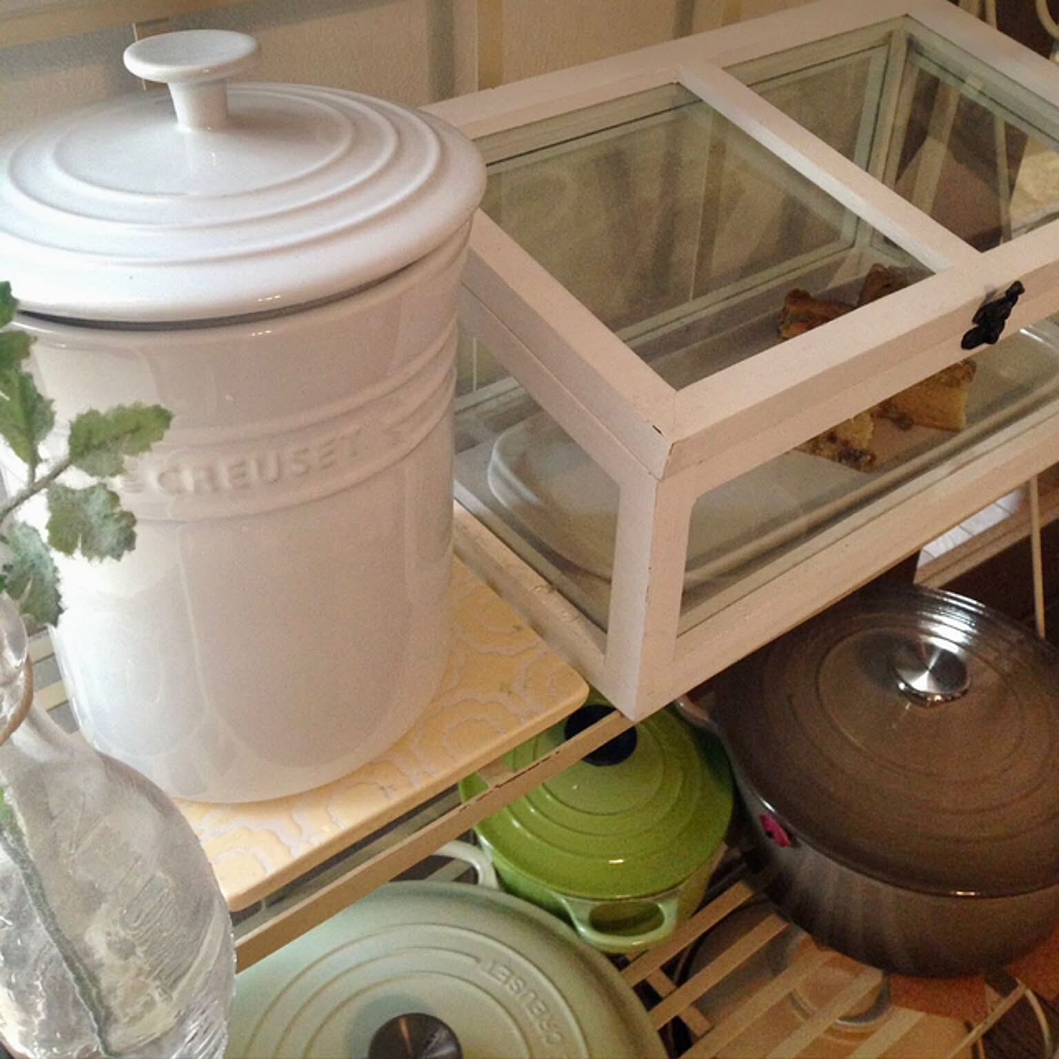 ル・クルーゼ ＊フォンデュキャニスター キャンドルスタンド