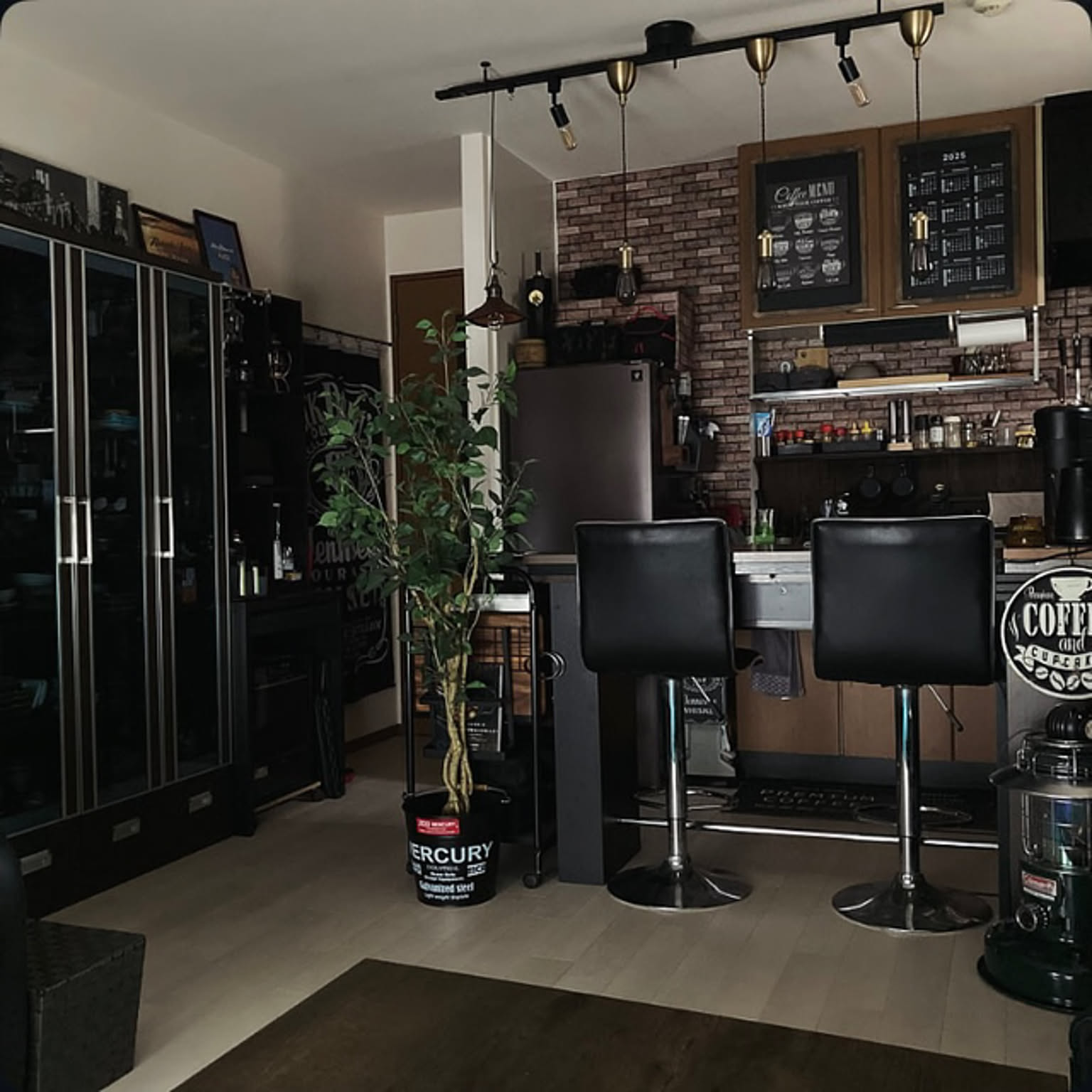 バー風インテリアのインテリア実例 ｜ RoomClip（ルームクリップ）