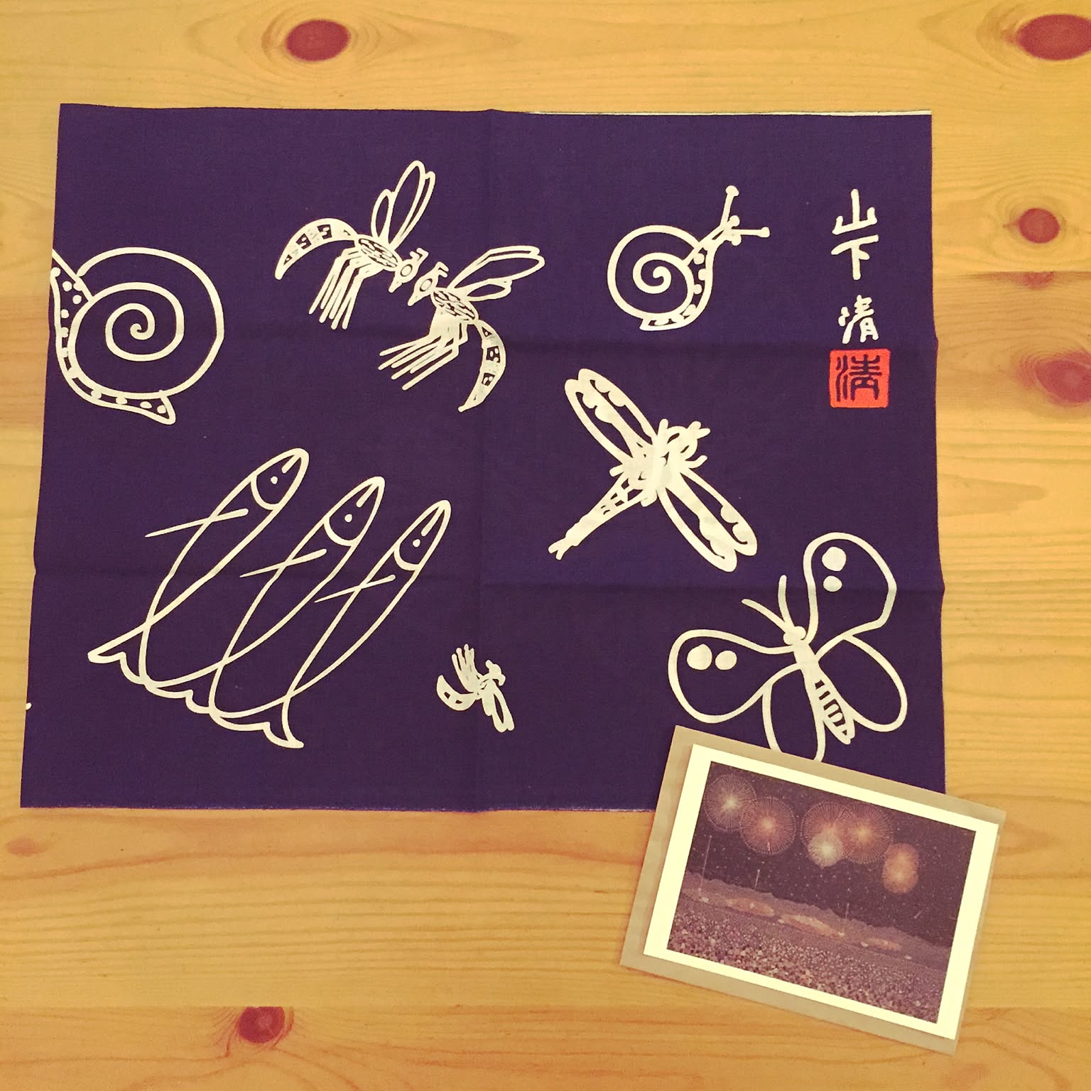 山下清 カーネーション リトグラフ 流行る 