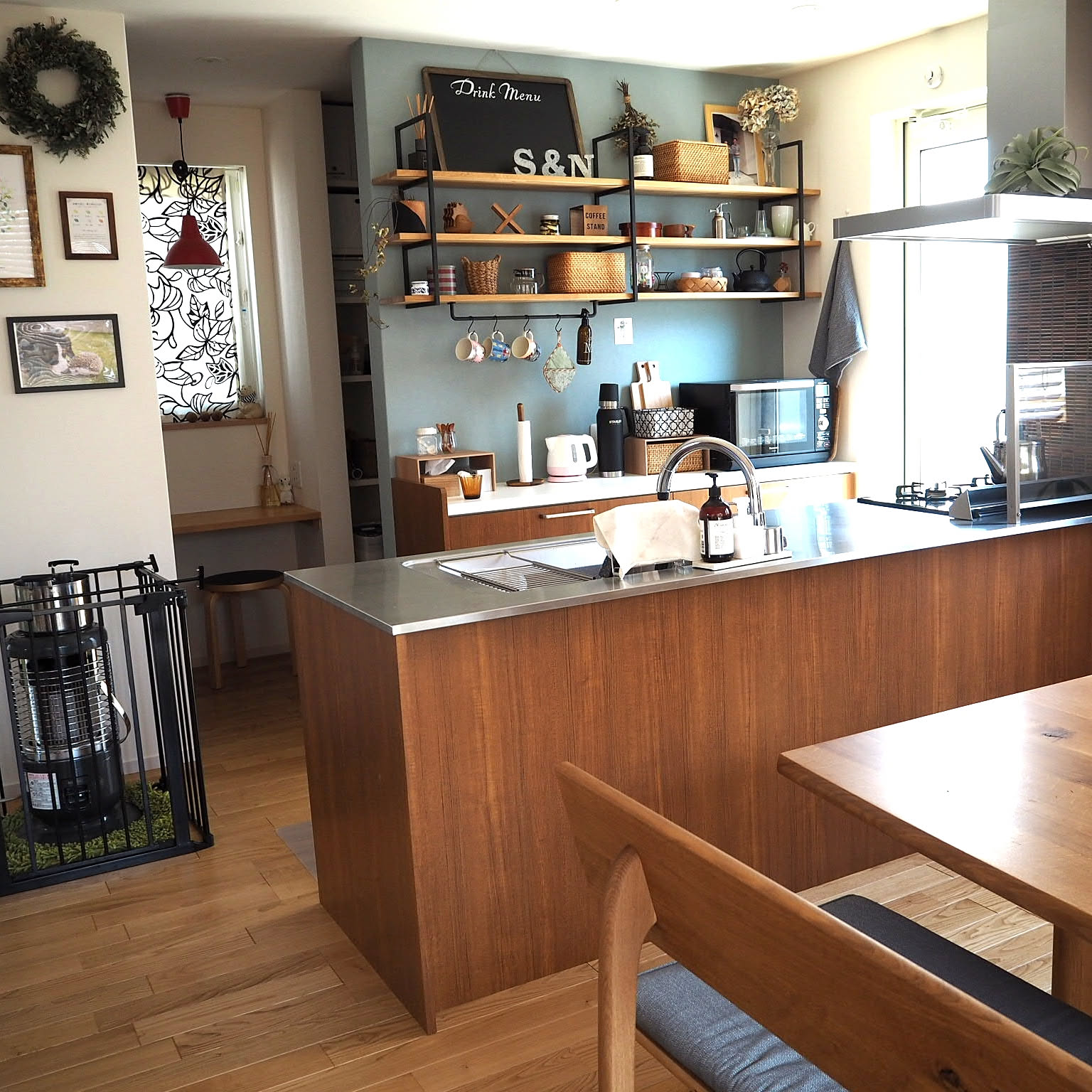 キッチン/EIDAI/永大産業/ステンレスキッチン/ペニンシュラキッチン...などのインテリア実例 - 2019-04-06 17:39:46 ｜  RoomClip（ルームクリップ）