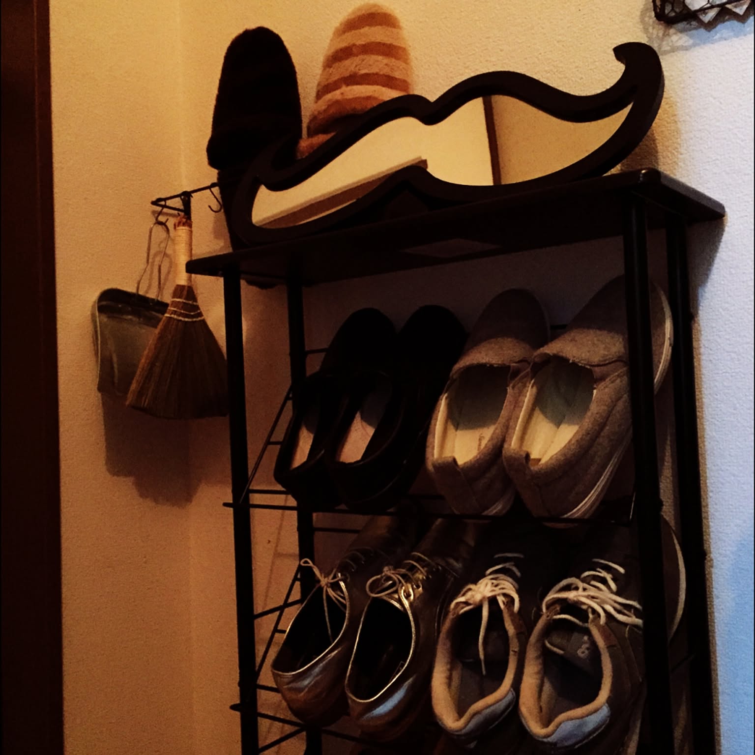 ハンドメイド】男前5段シューズラック シェルフ（ブルックリン