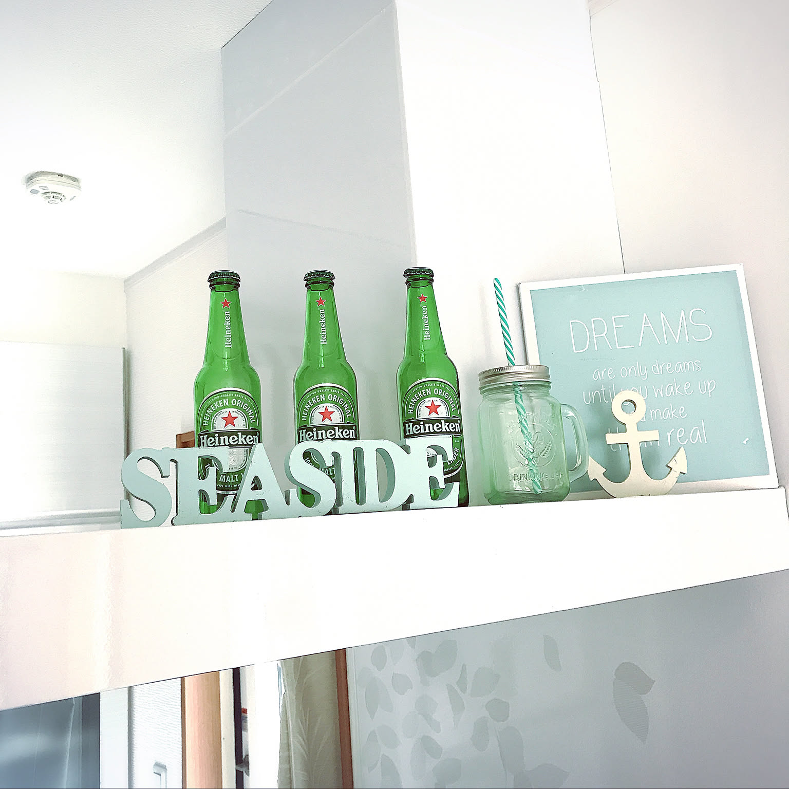 空き瓶 ハイネケンの瓶のインテリア実例 ｜ RoomClip（ルームクリップ）