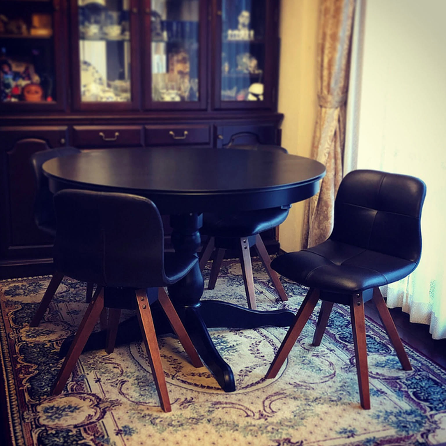 IKEA廃盤品インガートルプINGATORPダイニングテーブル引き出し付き