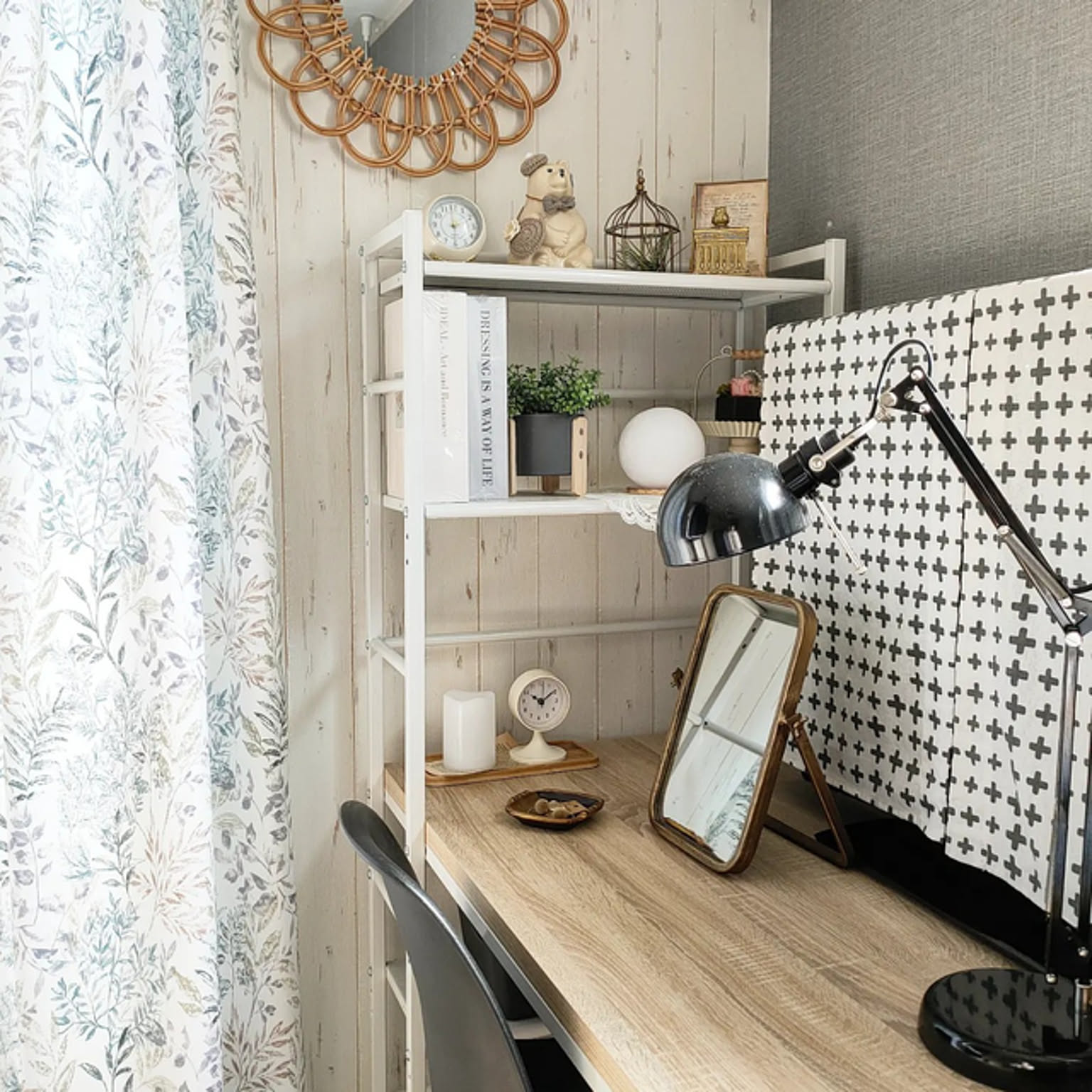 【merry】モデルルーム展示品 IKEA ドレッサー パソコンデスク IKEAのPCデスク兼ドレッサーを買いました！[デスク周り/机