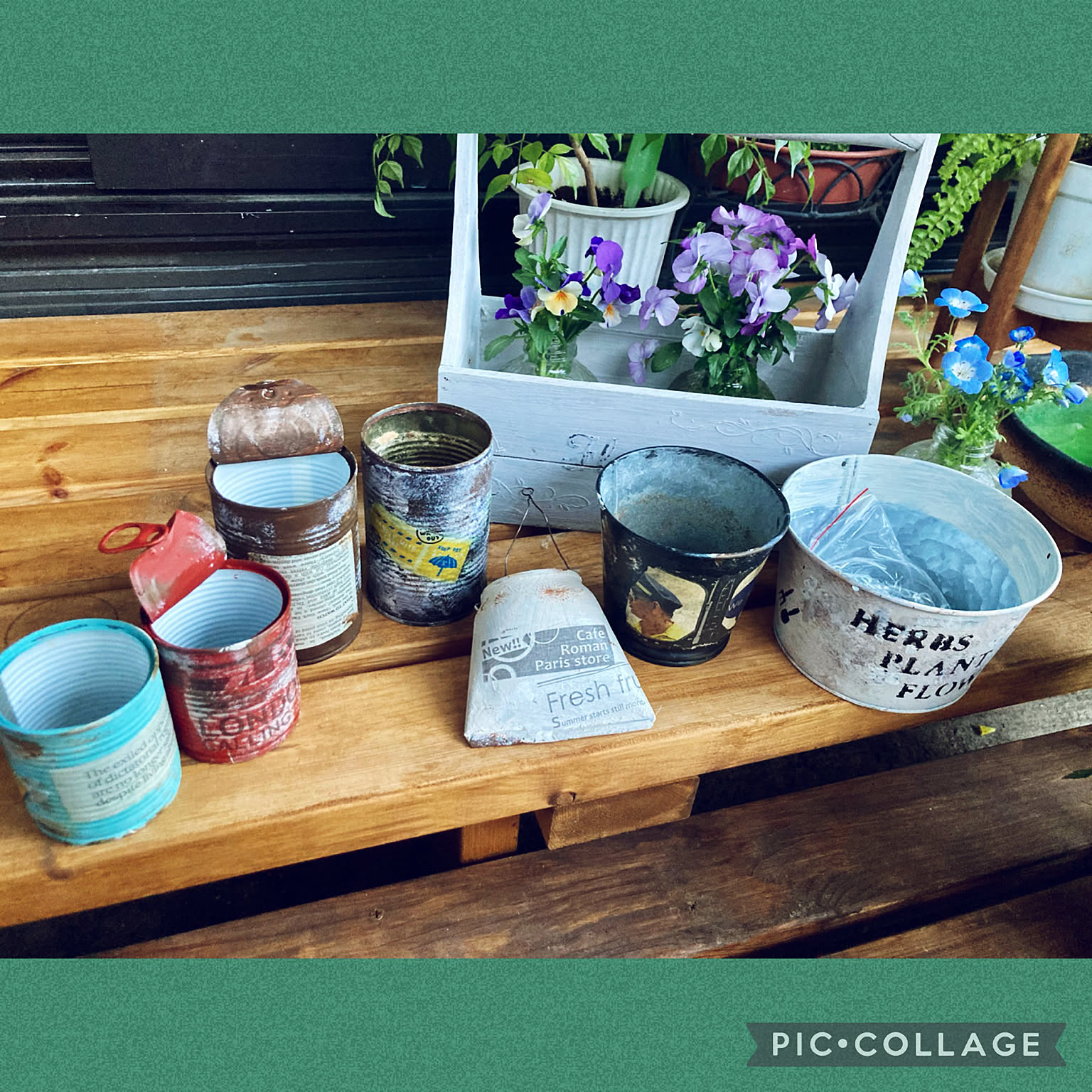 リメイク缶バケツ缶糸パック