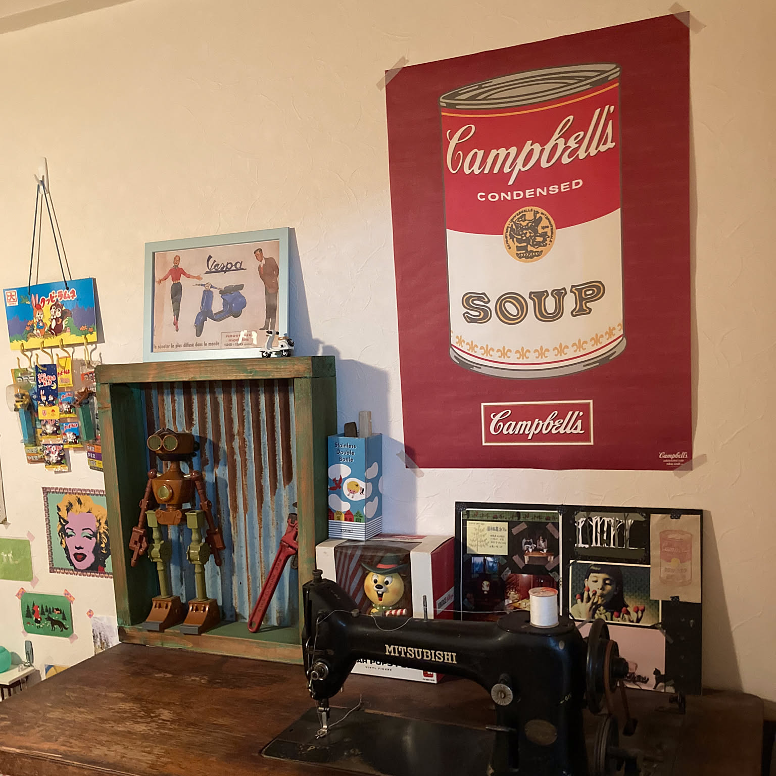 限定 キャンベル トマトスープスツール ニコアンド イス 小物入れ 置物