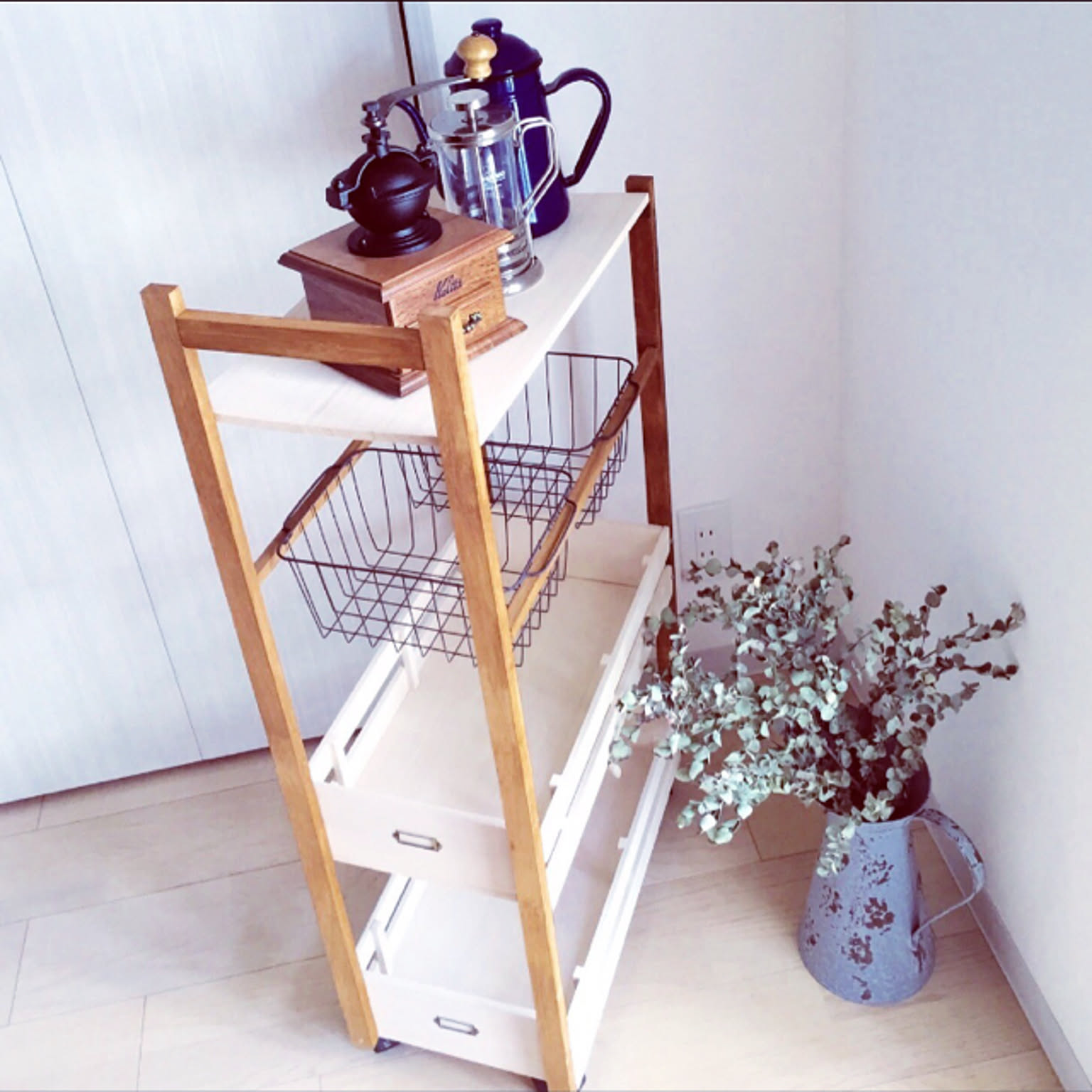 DIY フラワーワゴンのインテリア・手作りの実例 | RoomClip DIY フラワーワゴンのインテリア・手作りの実例 | RoomClip