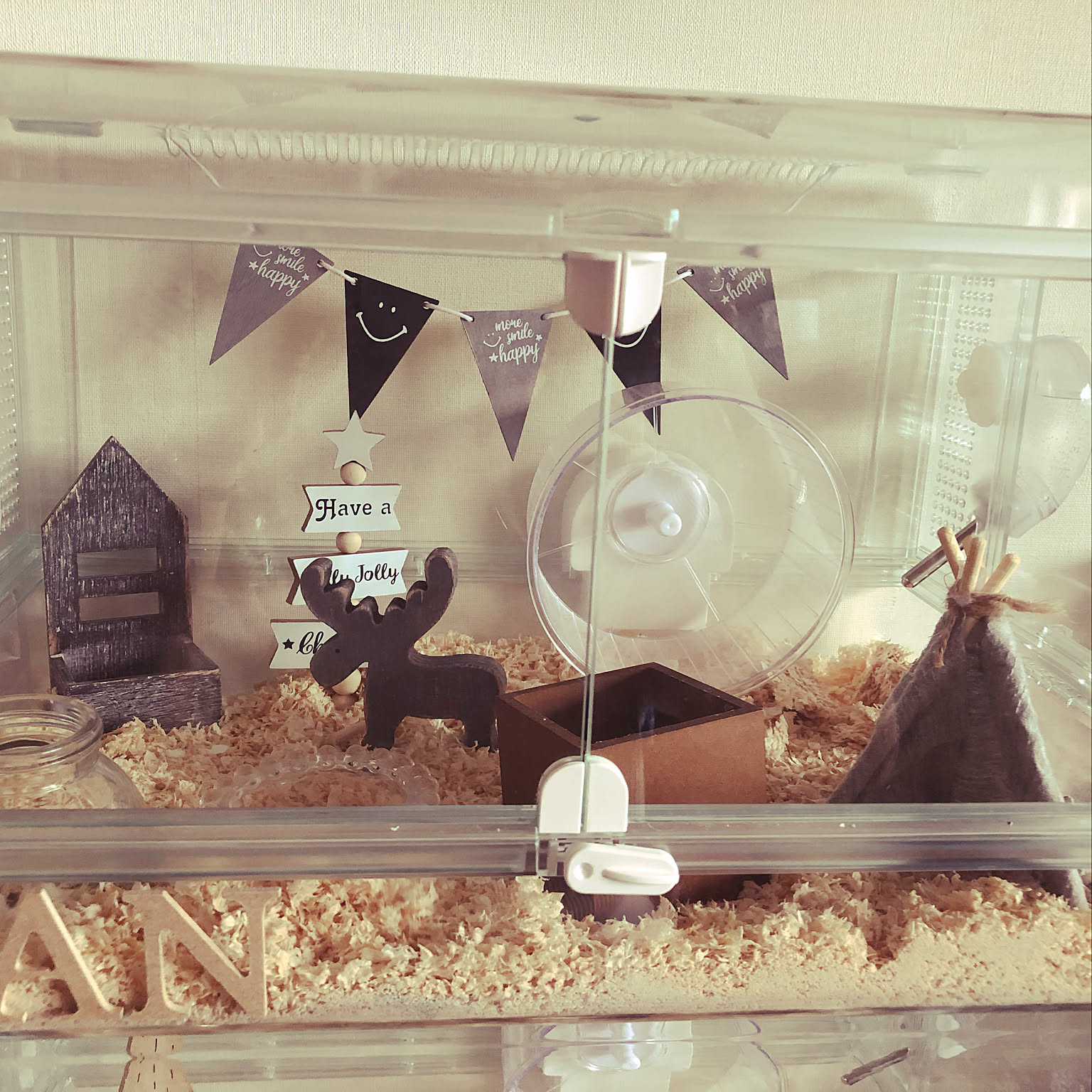 apple様確認用 ハムスター グラスハーモニー450 ホイールスタンド ロフト 