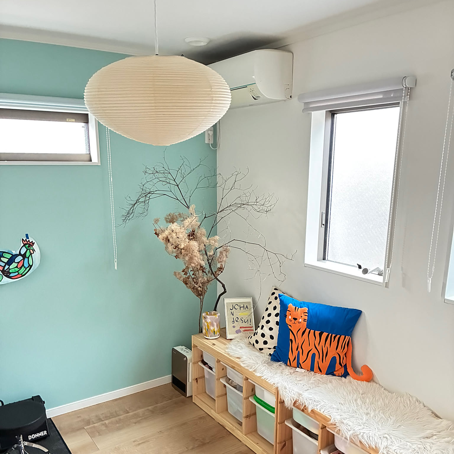 IKEAシーリングライト太陽キッズ子供部屋イケア 楽しいクリエイティブ