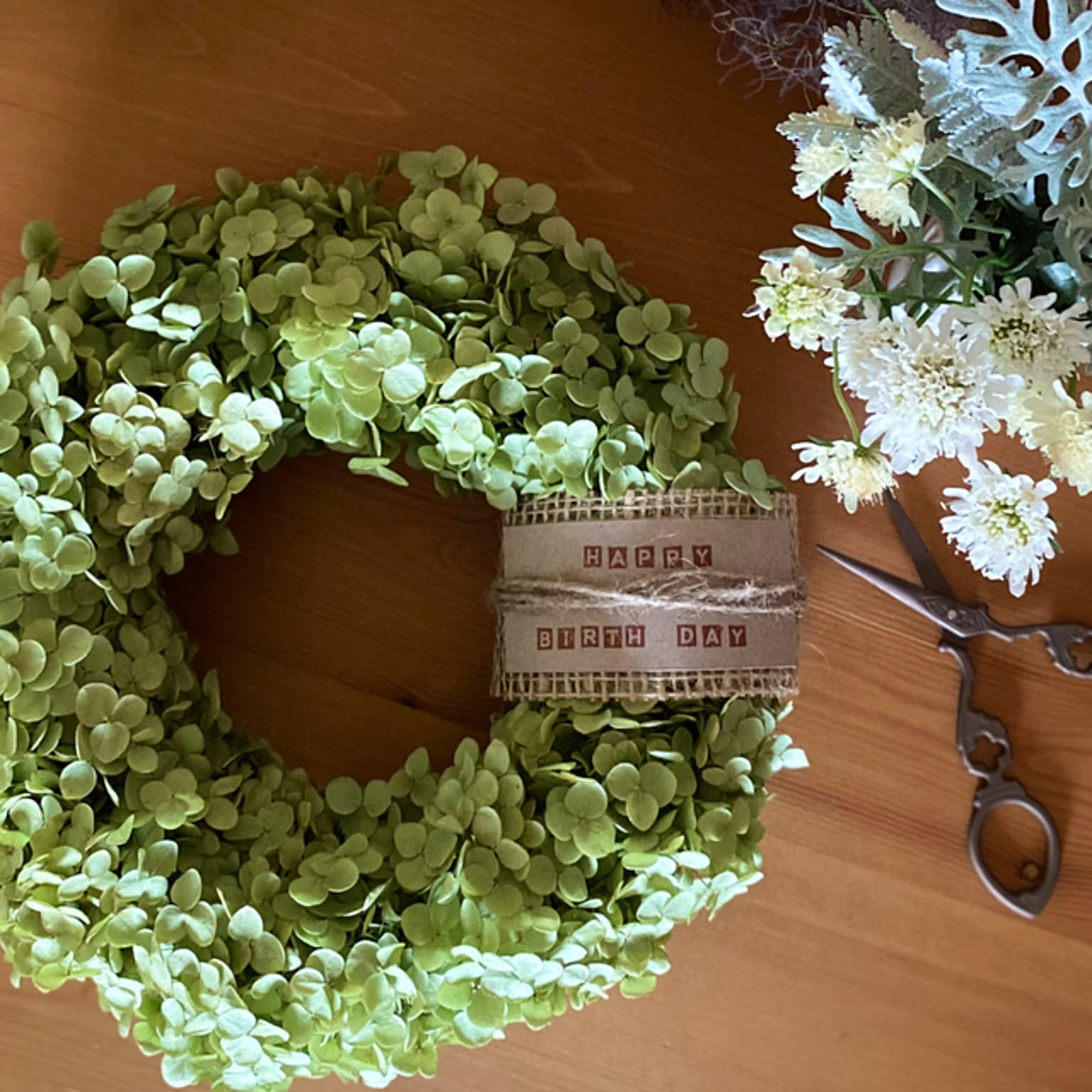 ボール型リースの作り方/フライングボールリース/フライングボール