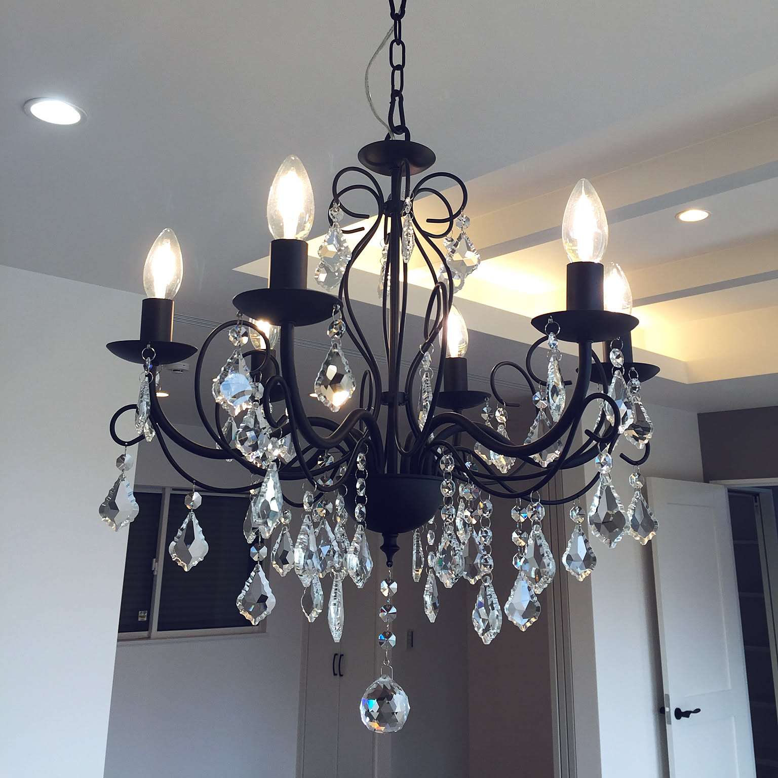 黒シャンデリアのおすすめ商品とおしゃれな実例 ｜ RoomClip（ルーム