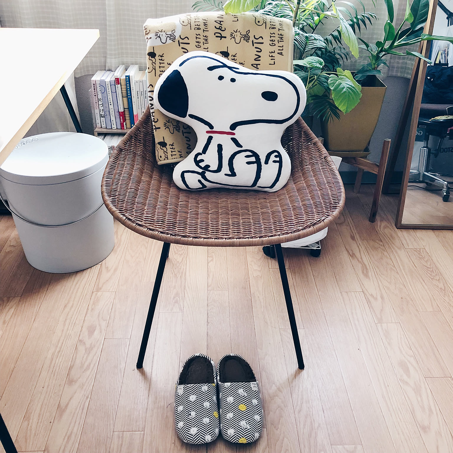 ユニクロ ブランケット ディズニー スヌーピー 長場雄 コラボ