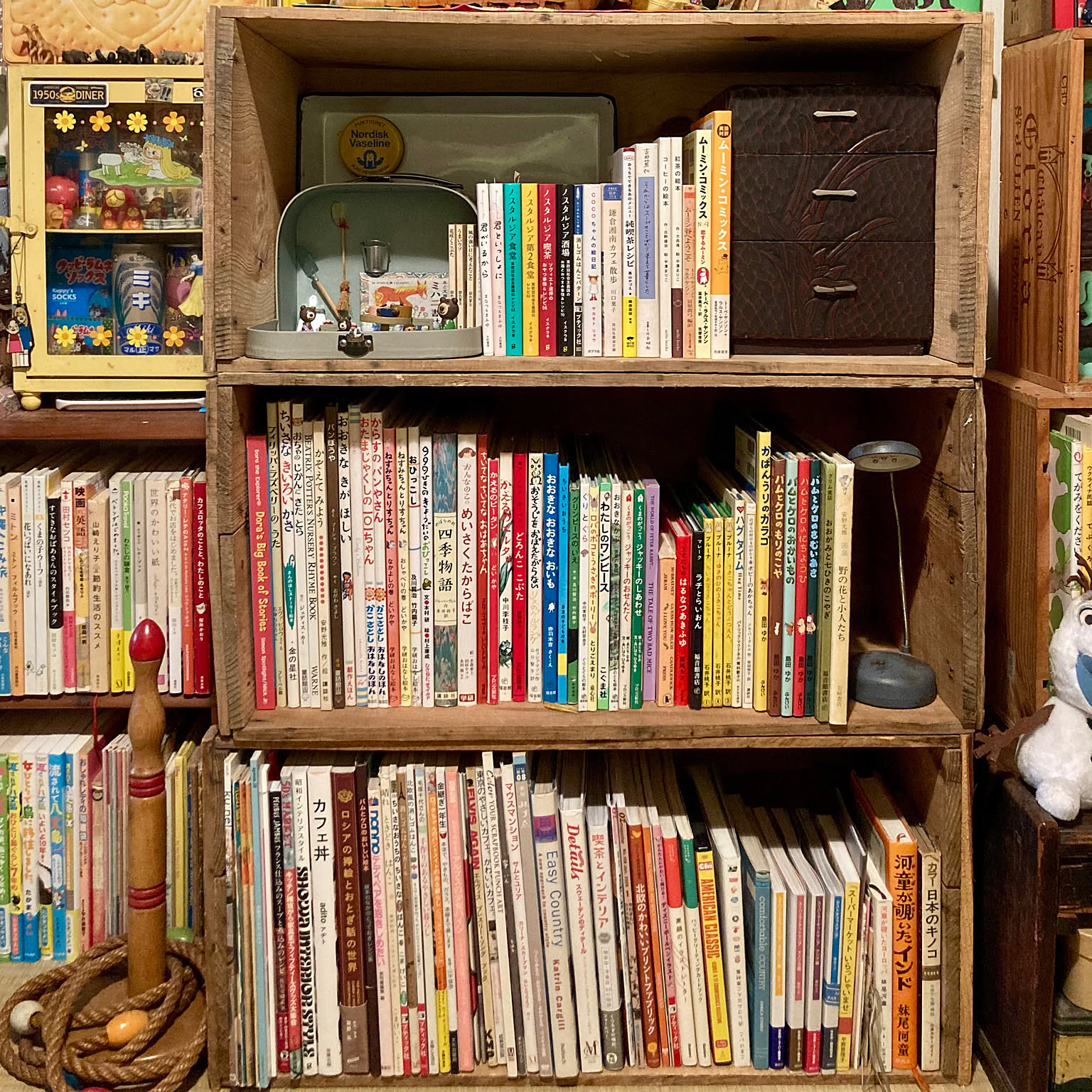 絵本棚 りんご箱のおすすめ商品とおしゃれな実例 ｜ RoomClip（ルーム