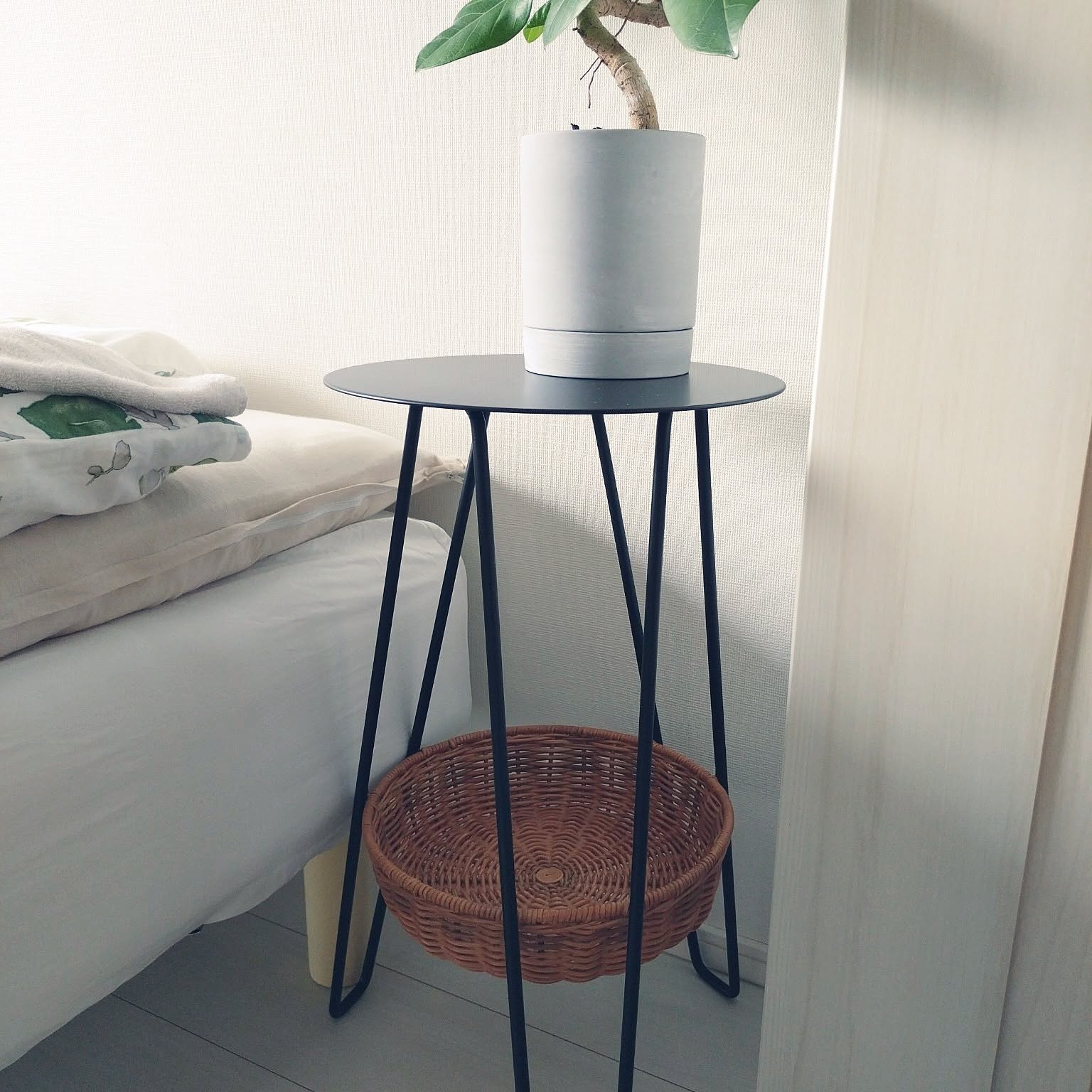 idee サイドテーブル IDEE FRAME SIDE TABLE White Oak Top / イデー フレイム サイド
