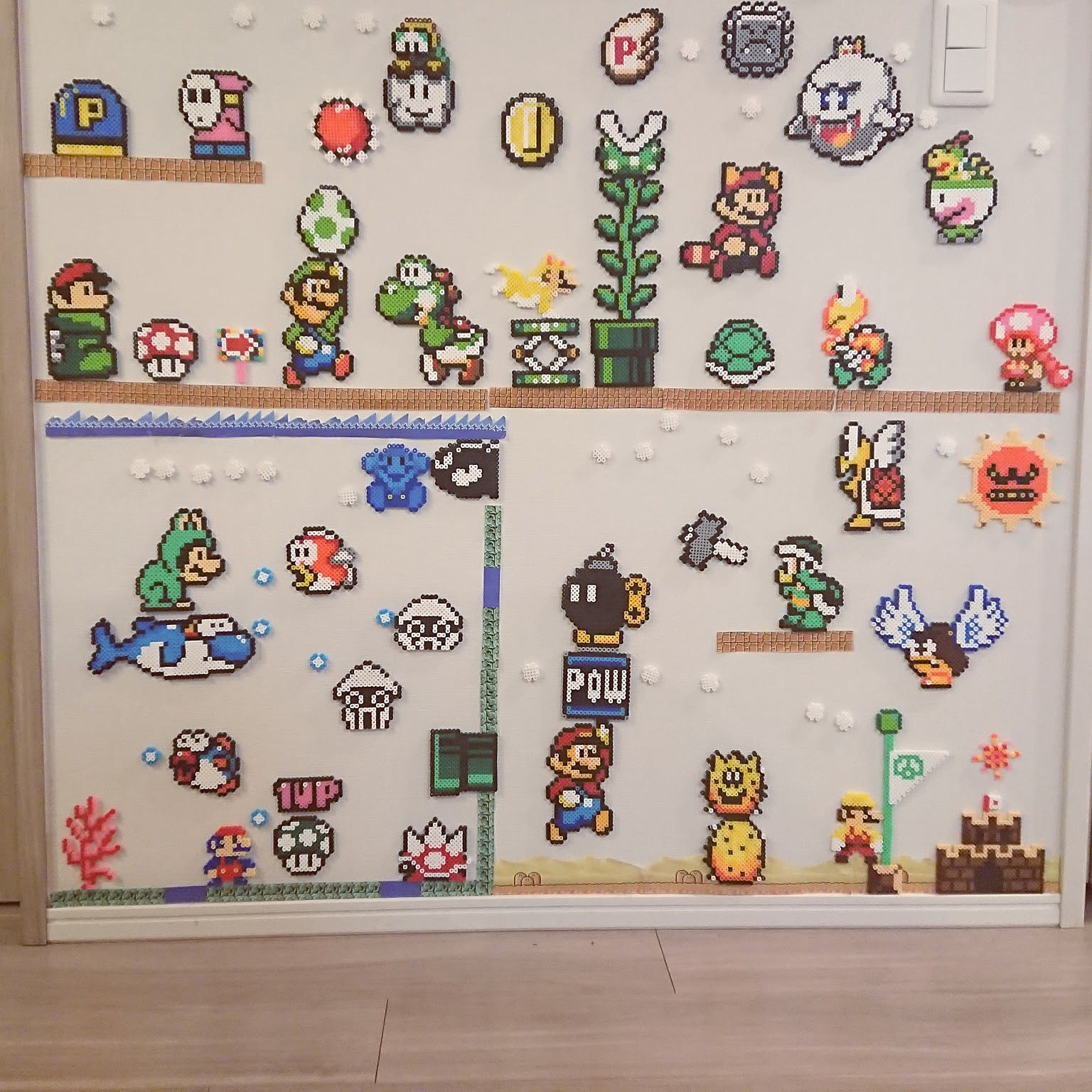 壁/天井/ウォールデコレーション/スーパーマリオ/誕生日飾り付け