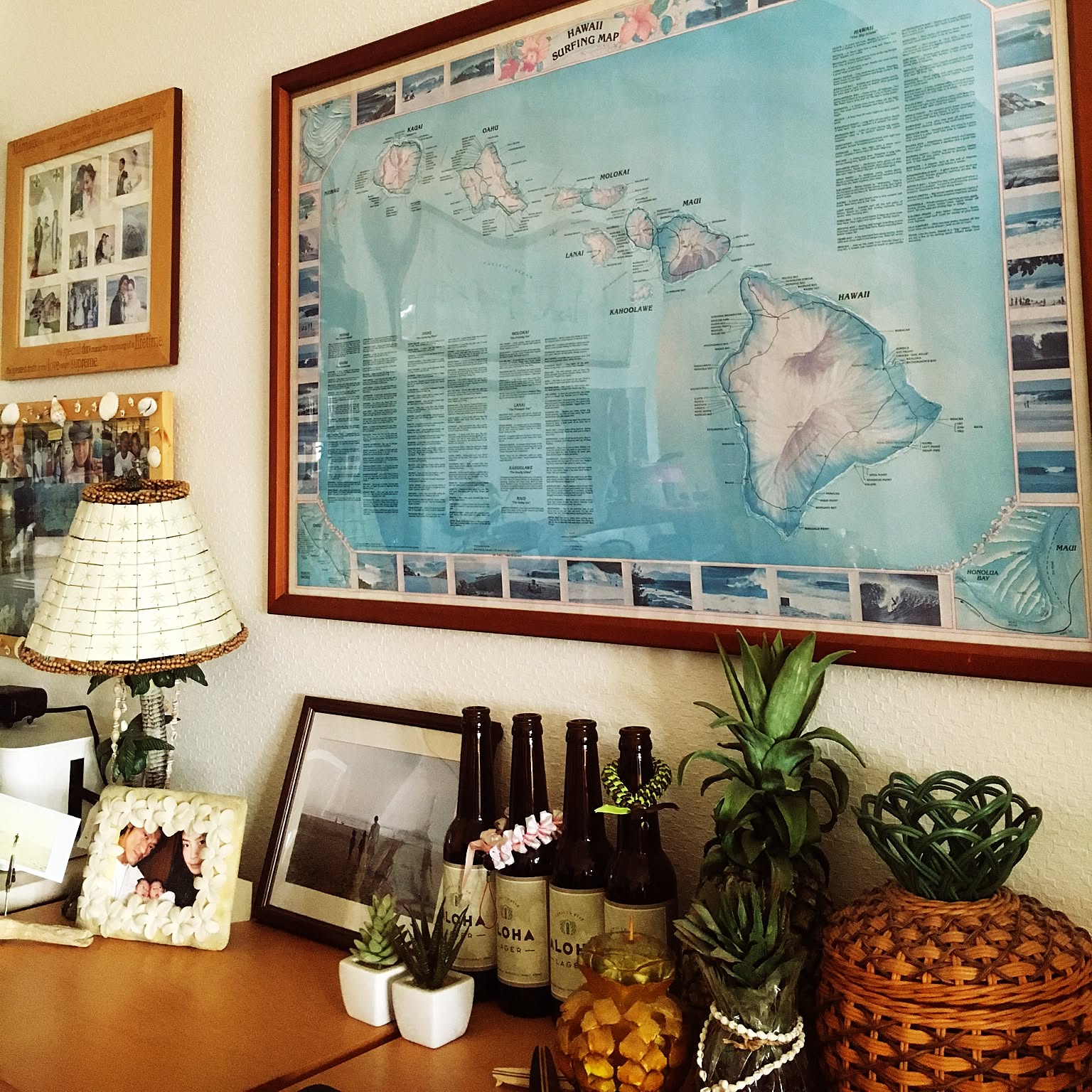 パイナップルランプ❰ハワイインテリア❱ヴィンテージ　ハワイ家具 パイナップルランプ❰ハワイインテリア❱ヴィンテージ ハワイ家具