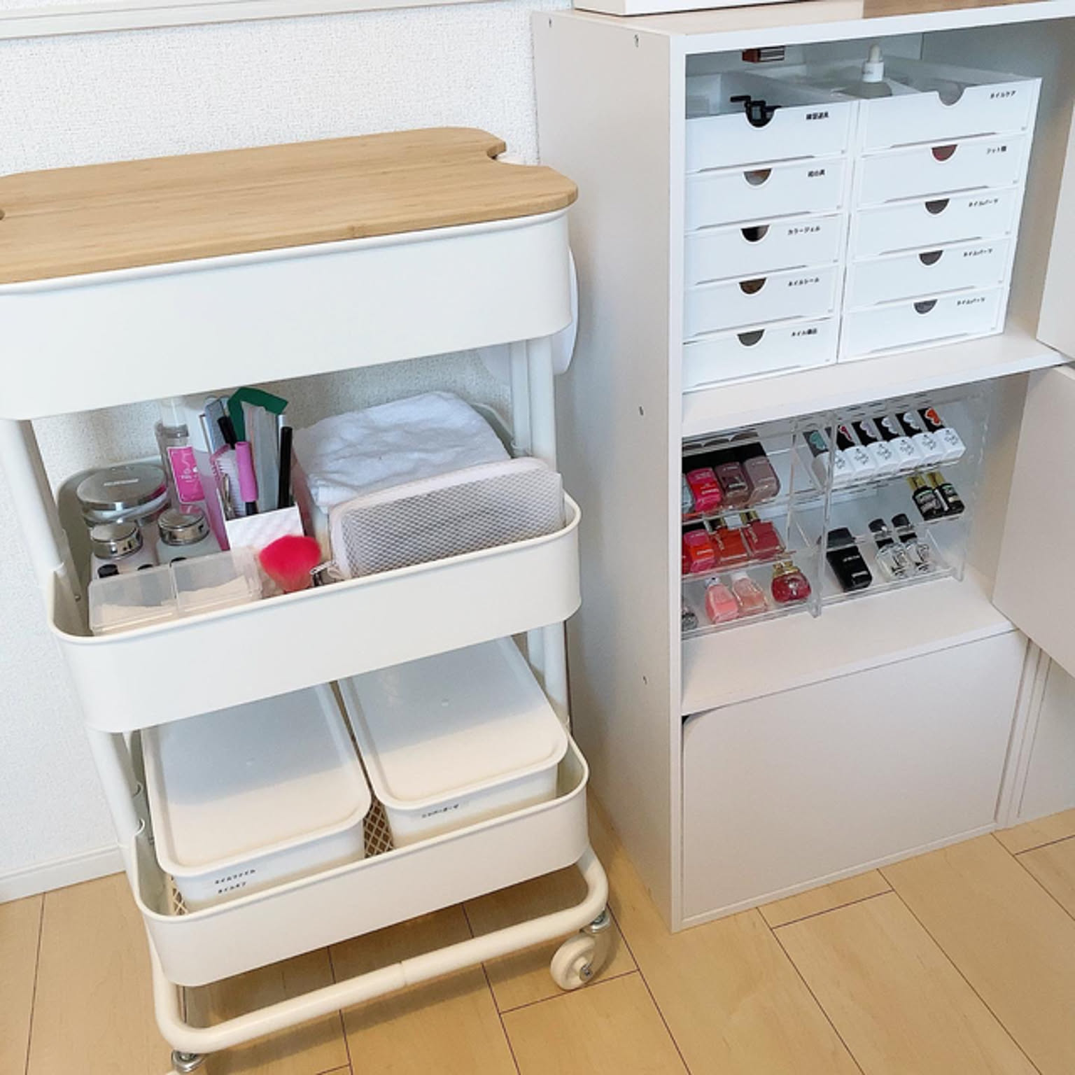 カラーボックス ネイル収納のアイデア・おすすめ商品・おしゃれな実例