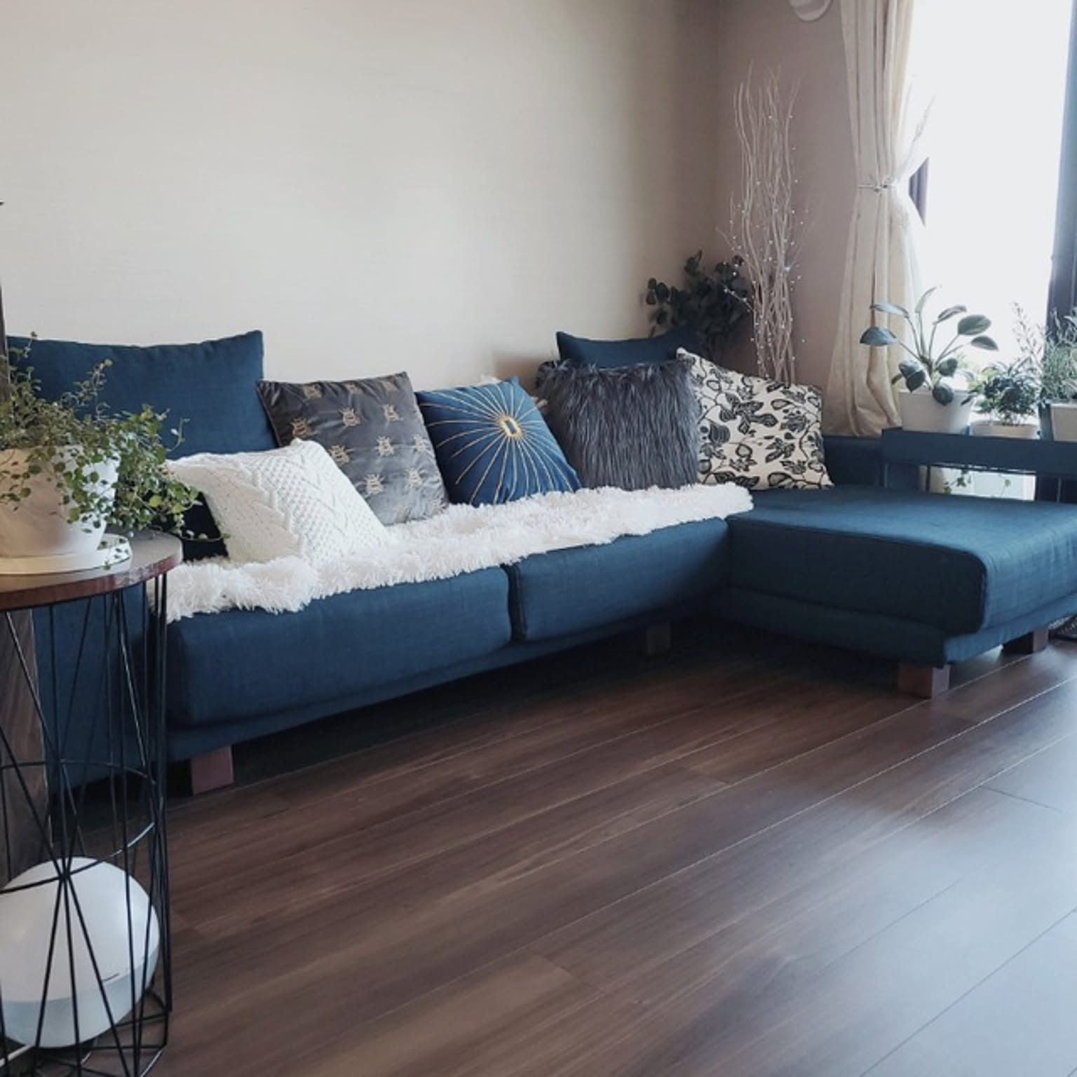 shページです　ネイビーソファ ソファ（ネイビー） – RASIK（ラシク）家具・インテリア専門店