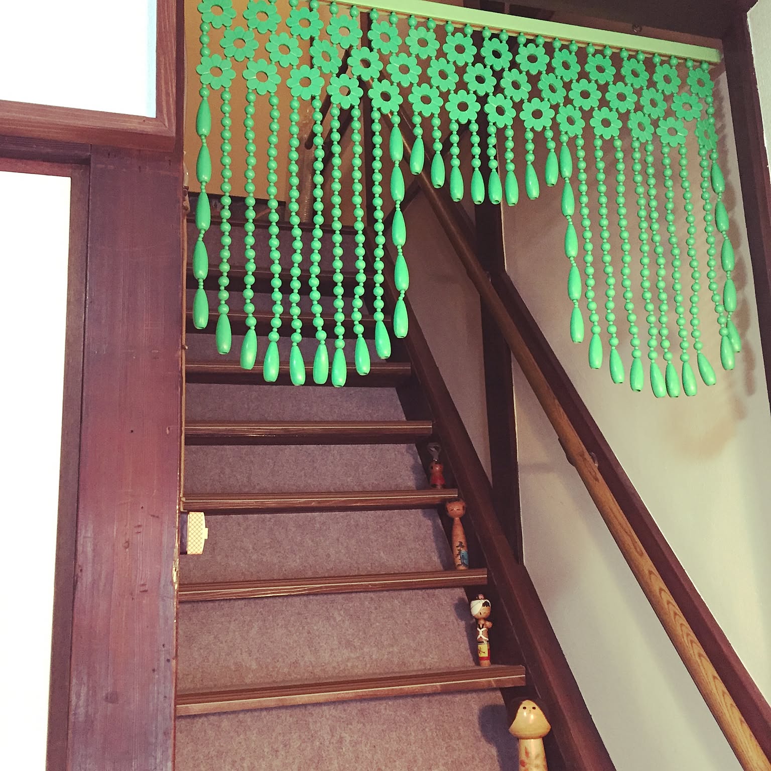 ポップ　ミッドセンチュリー　モダン　レトロ　のれん　プラスチック　パーテーション のれん レトロポップのおすすめ商品とおしゃれな実例