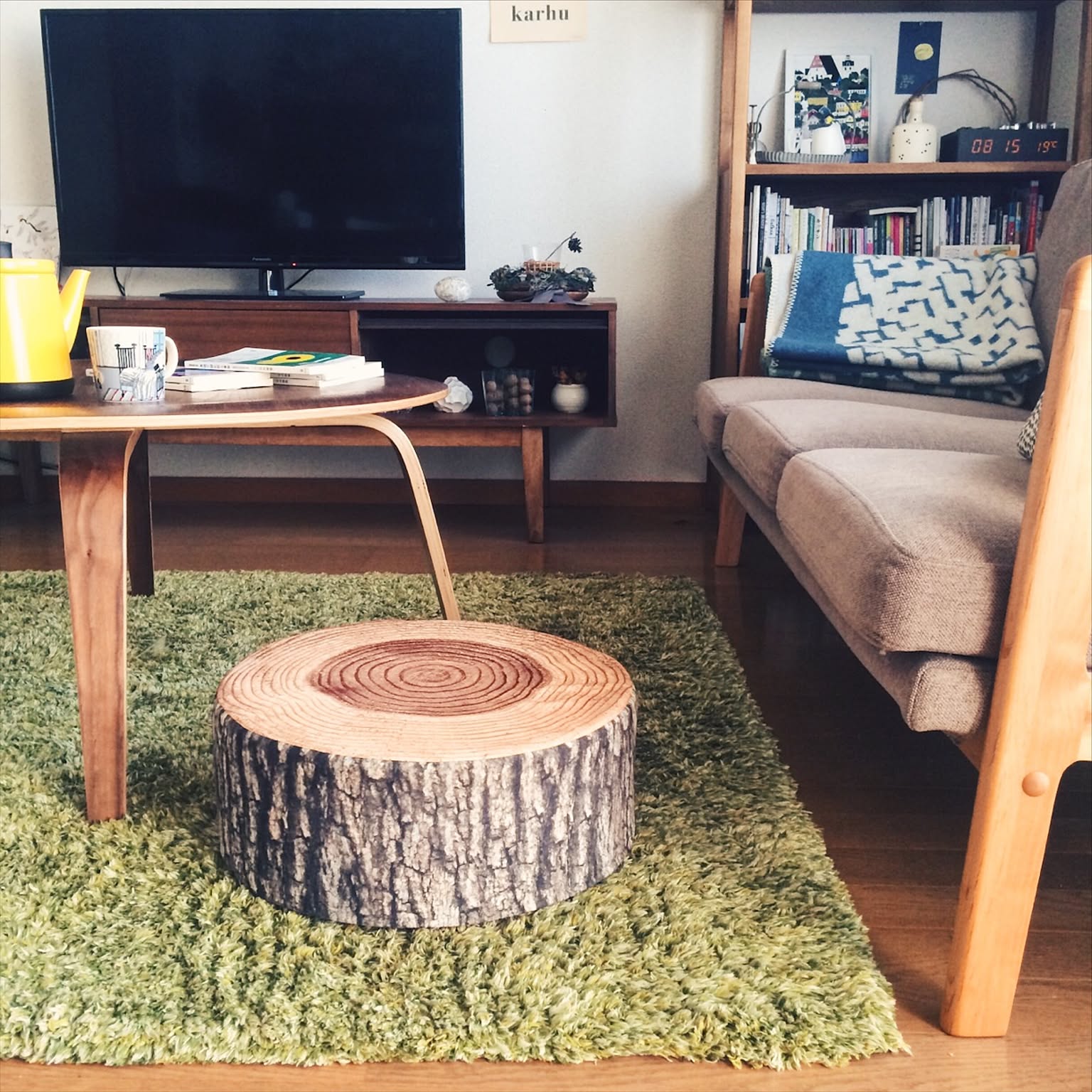 ニトリの切り株クッションのおすすめ商品とおしゃれな実例 ｜ RoomClip