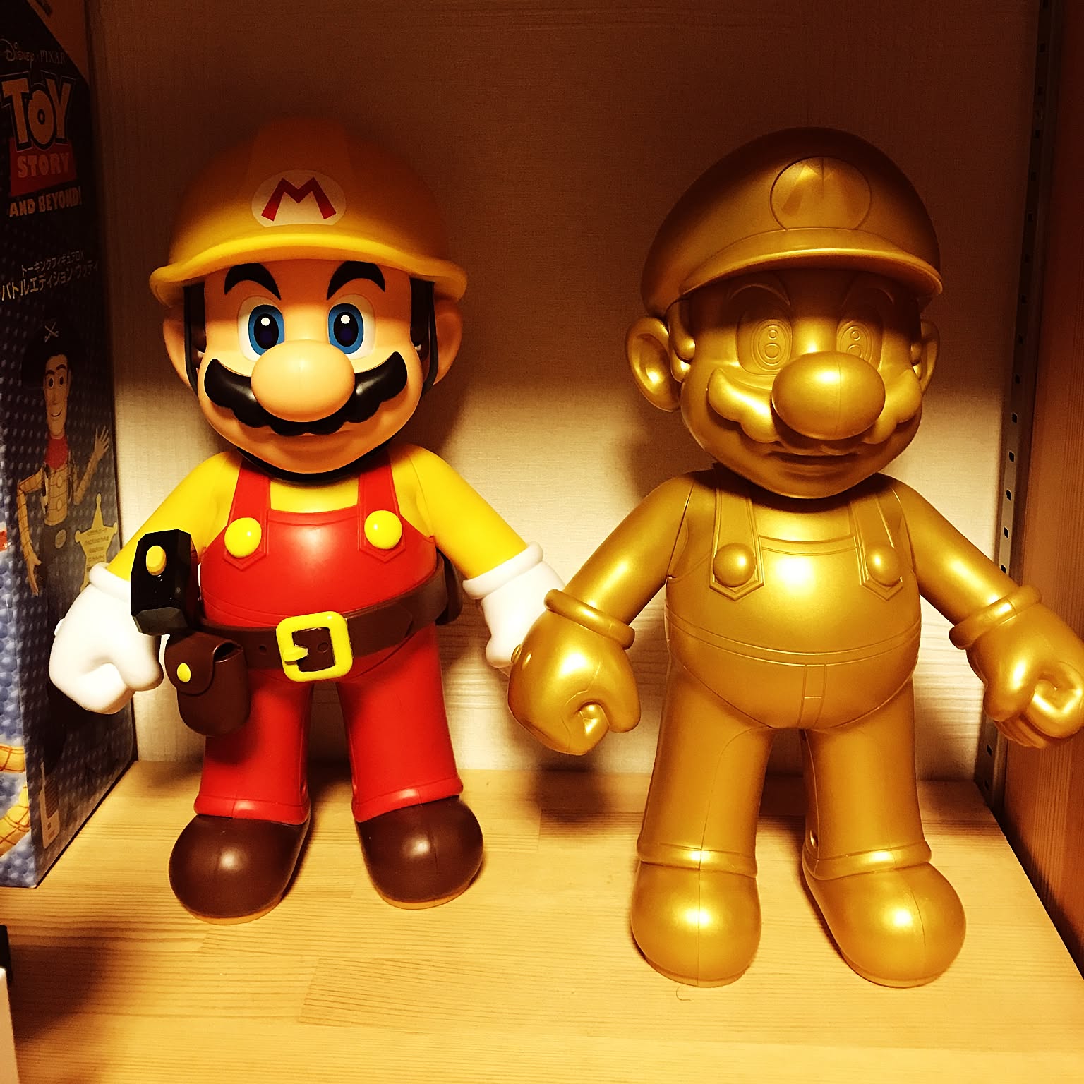 マリオ 金色フィギュア ショッピングバッグ(10枚まとめてお安く