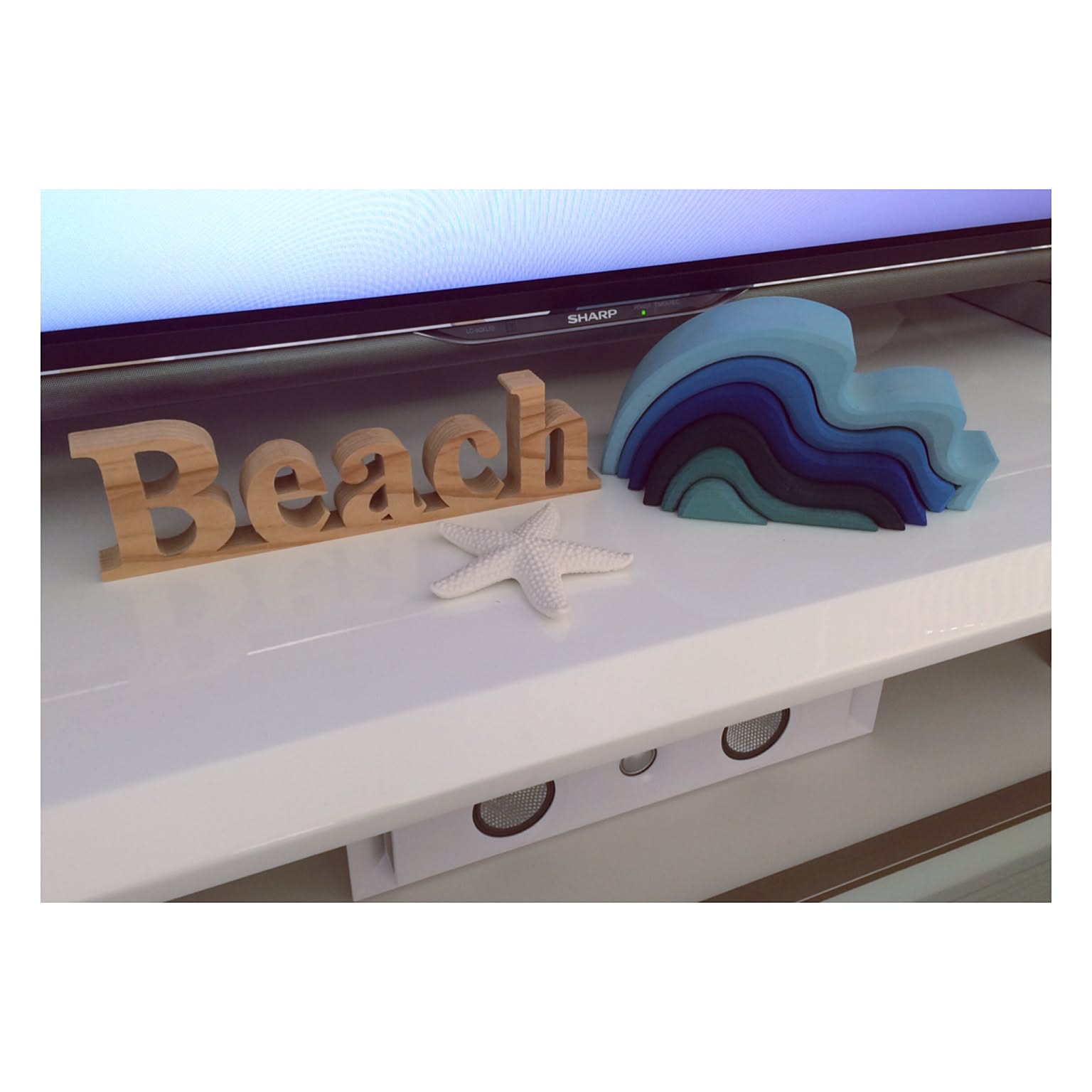 ニーナ♡ ニコちゃん ロンハーマン 置物 壁掛け ウッドオブジェ 木製