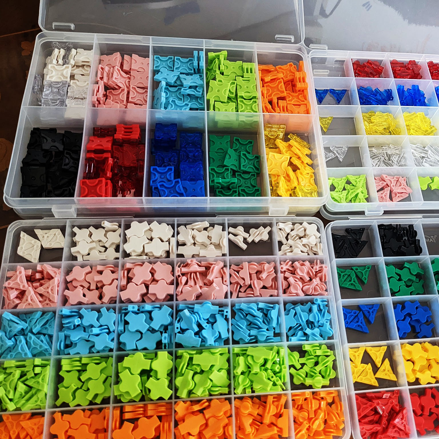 棚/おもちゃ収納/セリア/ラキュー収納/LaQ...などのインテリア実例  