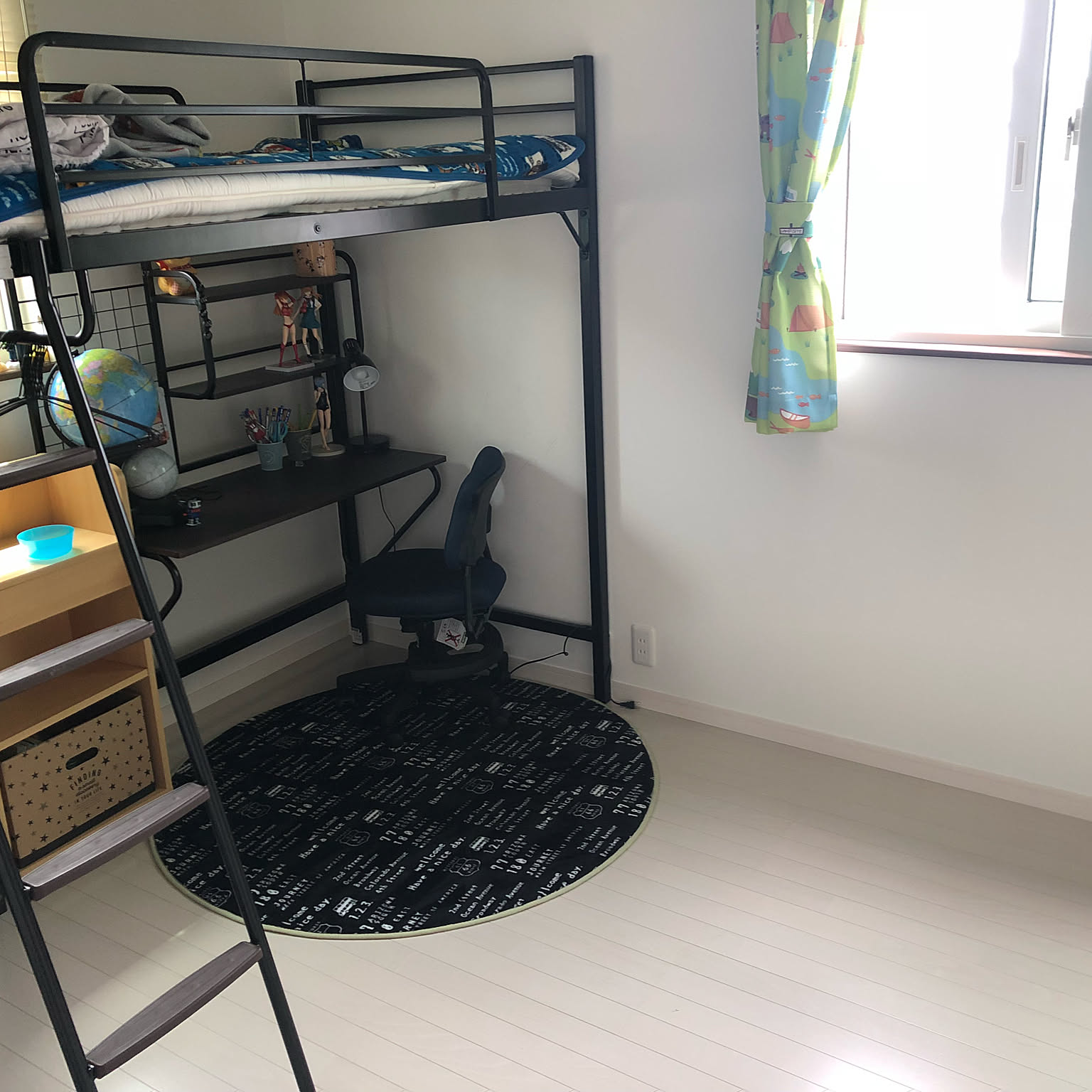 山善(YAMAZEN)ロフトベッド シングル ブラック BLB-1420(BK) 楽天市場