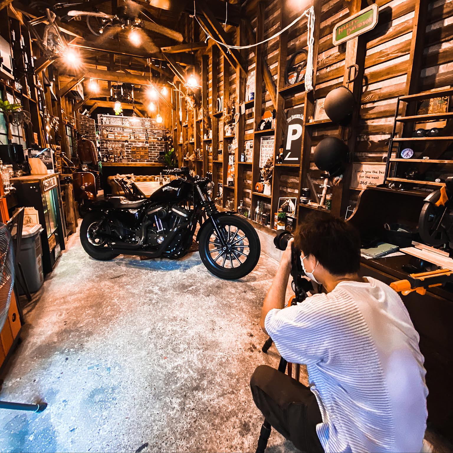 インテリア雑貨/IG→garage_dd/ヴィンテージ/バイクガレージ