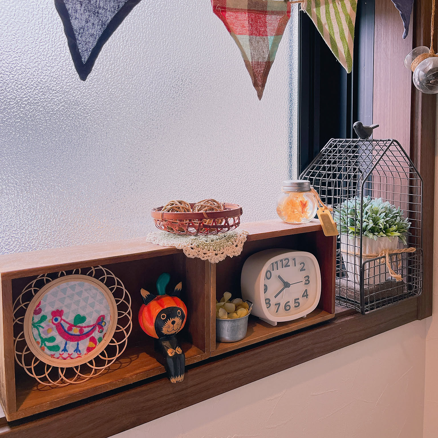 お値下げ❗️デコパージュ 棚 ボックス 一点物 お値下げ