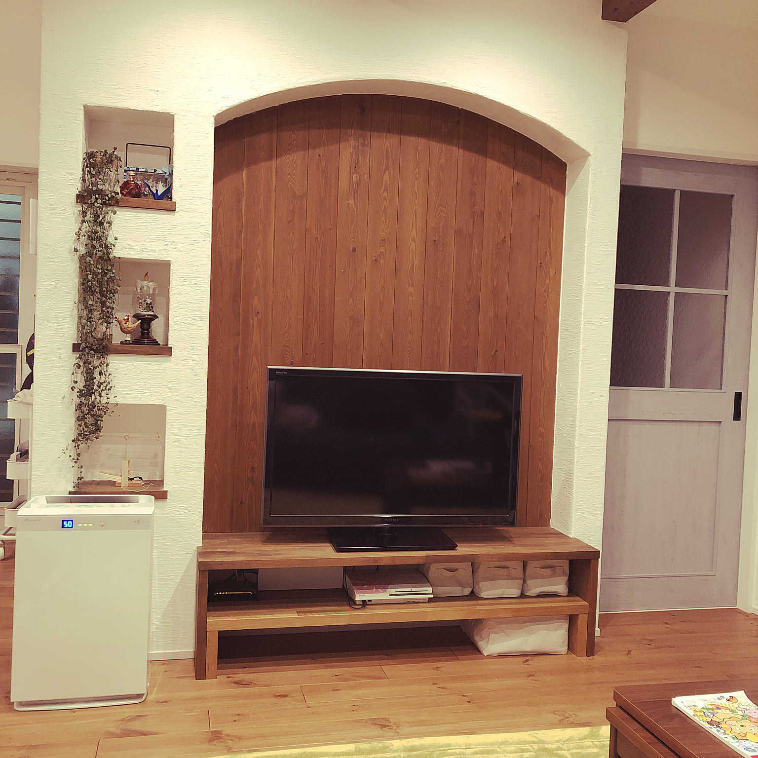 ハンドメイド♡♡オシャレなテレビ台 テレビ台 ローボード 100cm おしゃれ 一人暮らし 小さめ テレビ