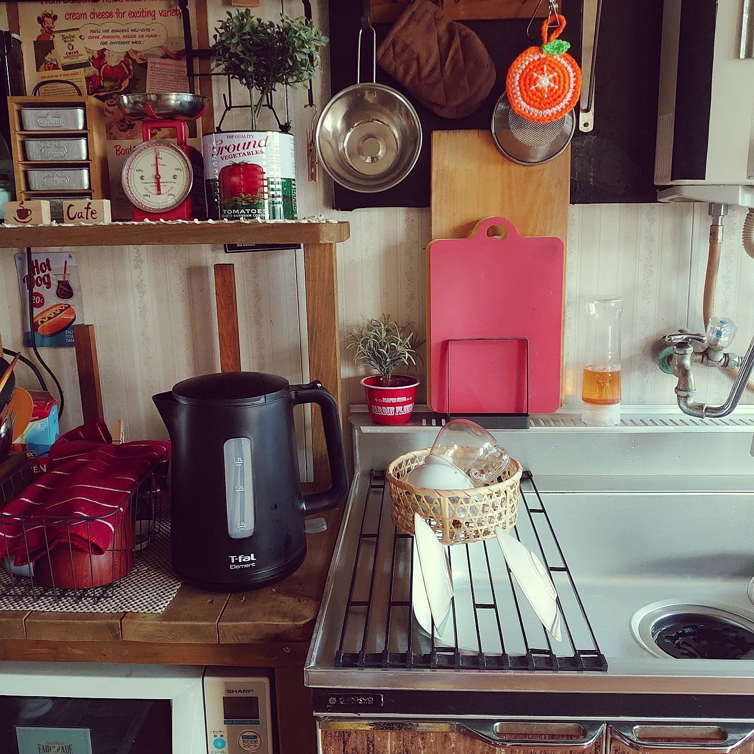 レトロ 水切りラックのおすすめ商品とおしゃれな実例 ｜ RoomClip