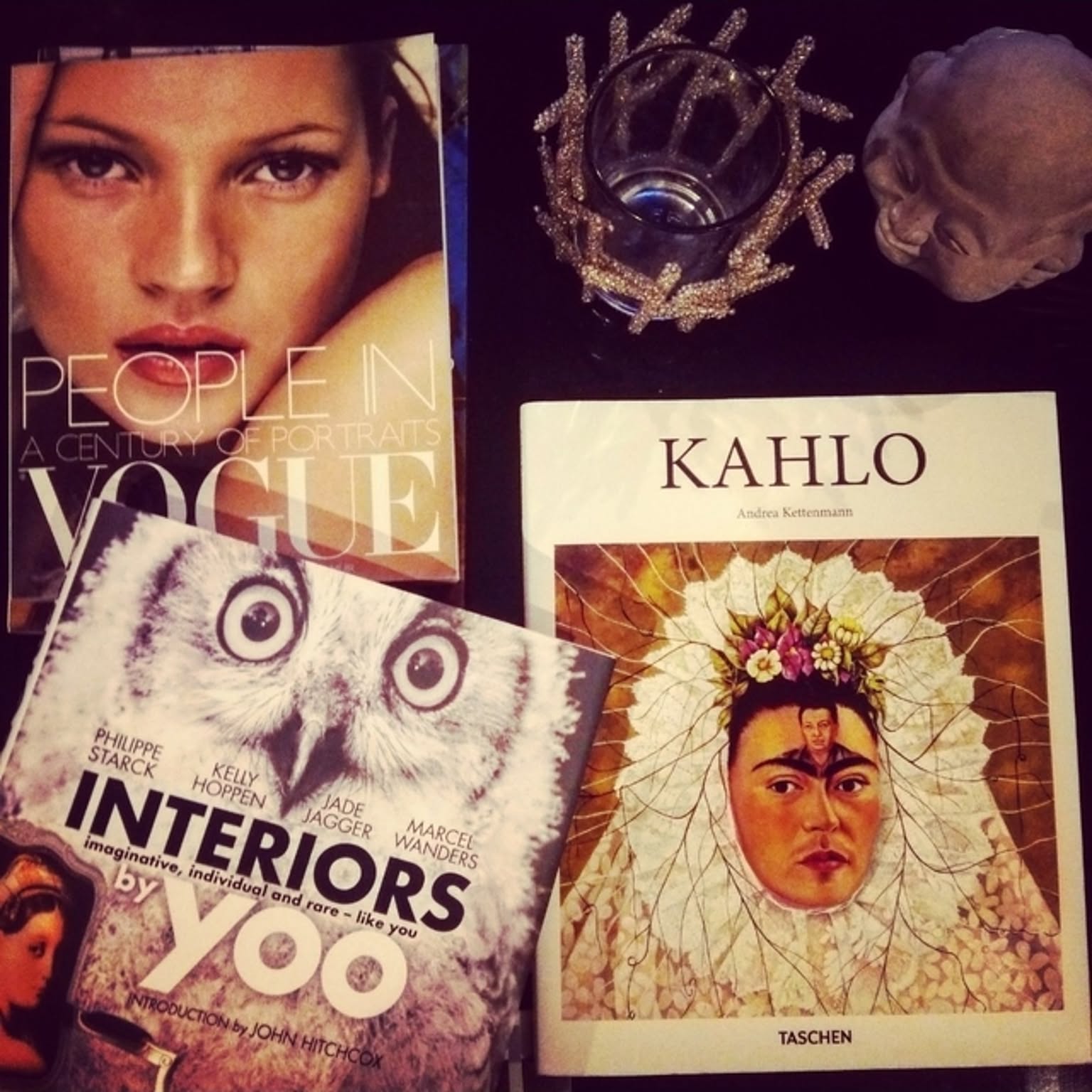 洋書 VOGUEのおしゃれなアレンジ・飾り方のインテリア実例