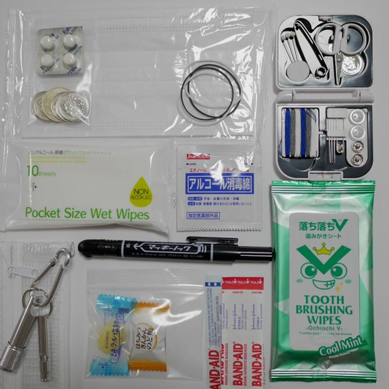 裁縫セット/ウエットティッシュ/歯磨きシート/マッキー/セリア...などのインテリア実例 - 2018-09-15 06:49:08 ｜  RoomClip（ルームクリップ）