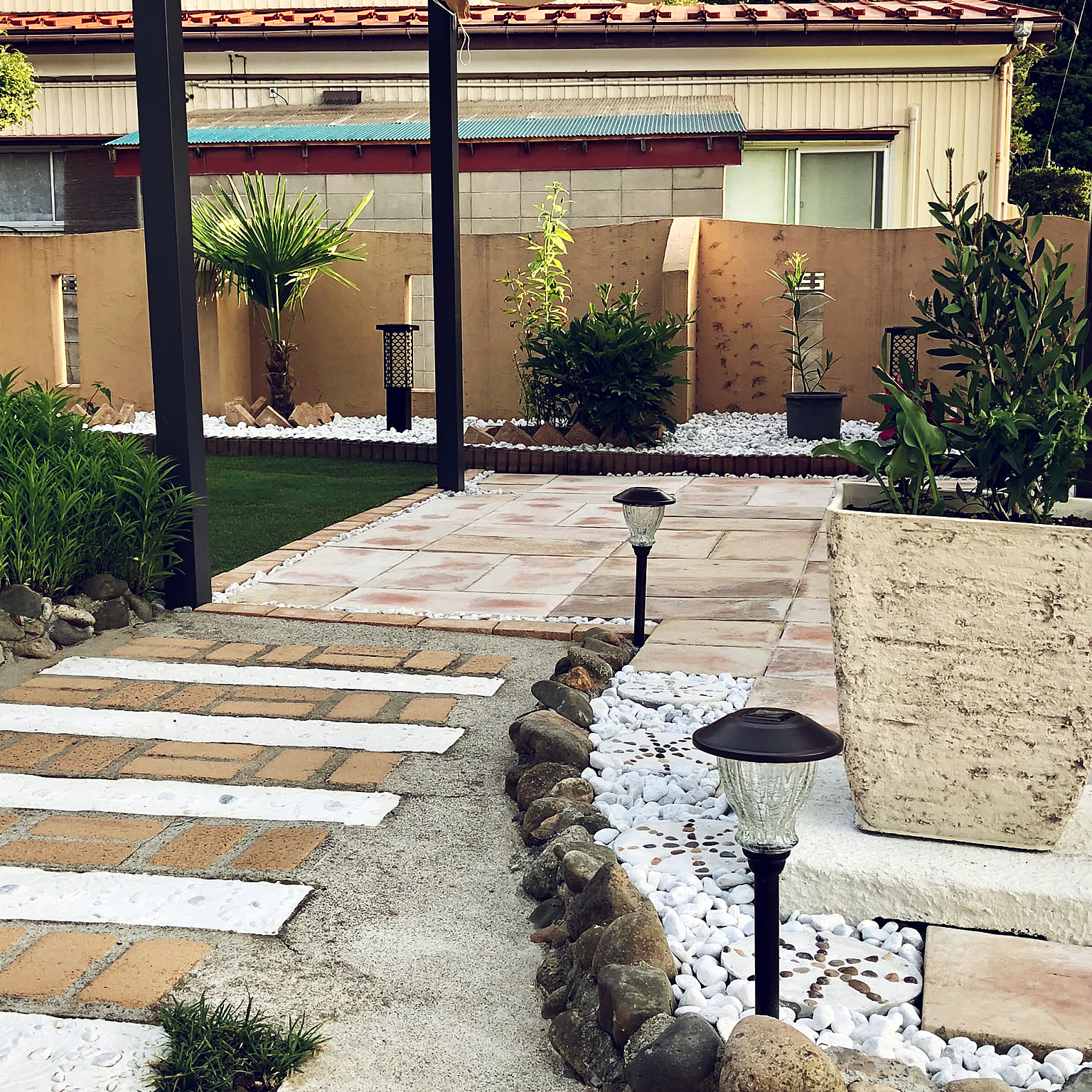 モルタル ステップストーンのおすすめ商品とおしゃれな実例