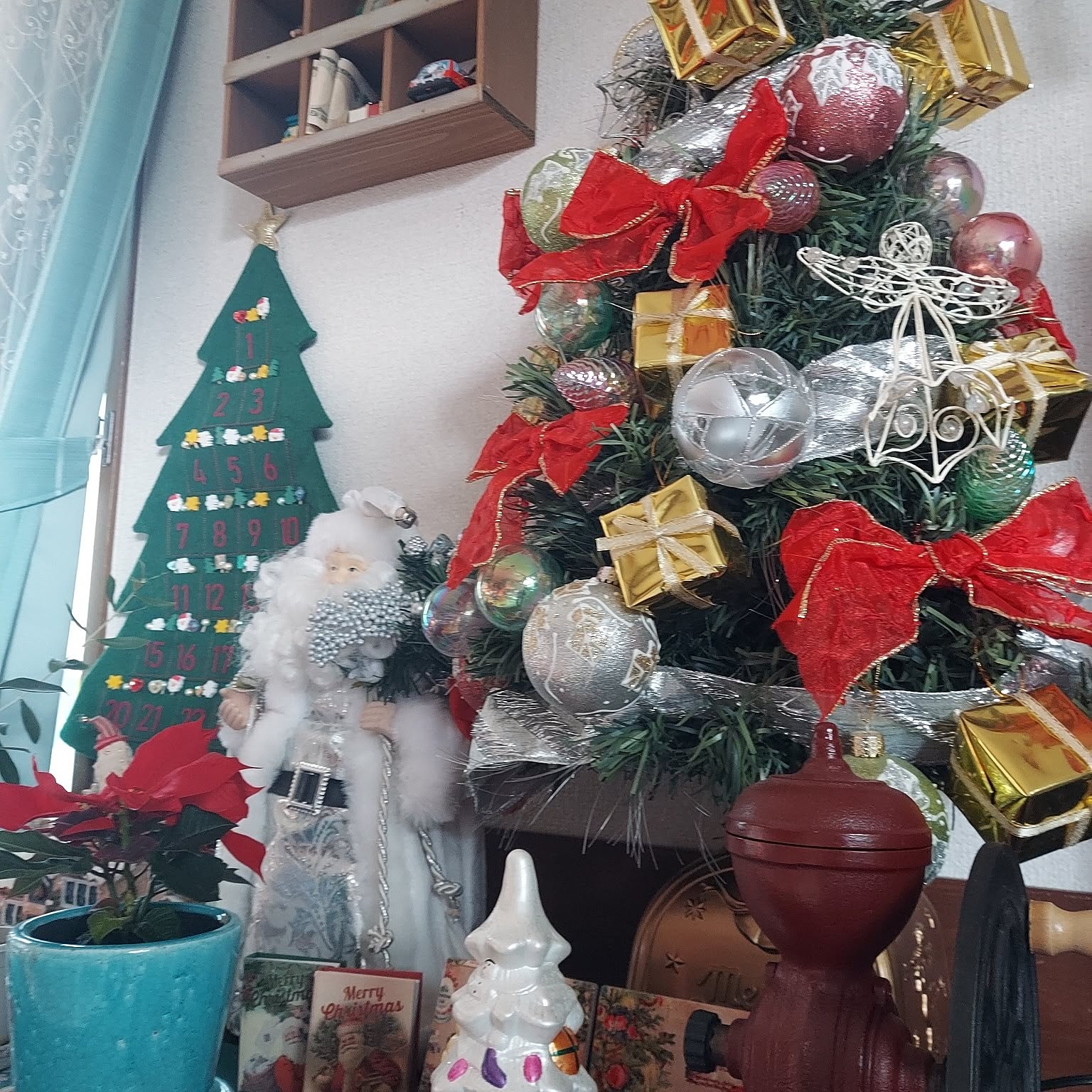 昭和レトロ クリスマス ツリー 一式 ☆クリスマスツリーセット - 昭和レトロショップすずらん堂